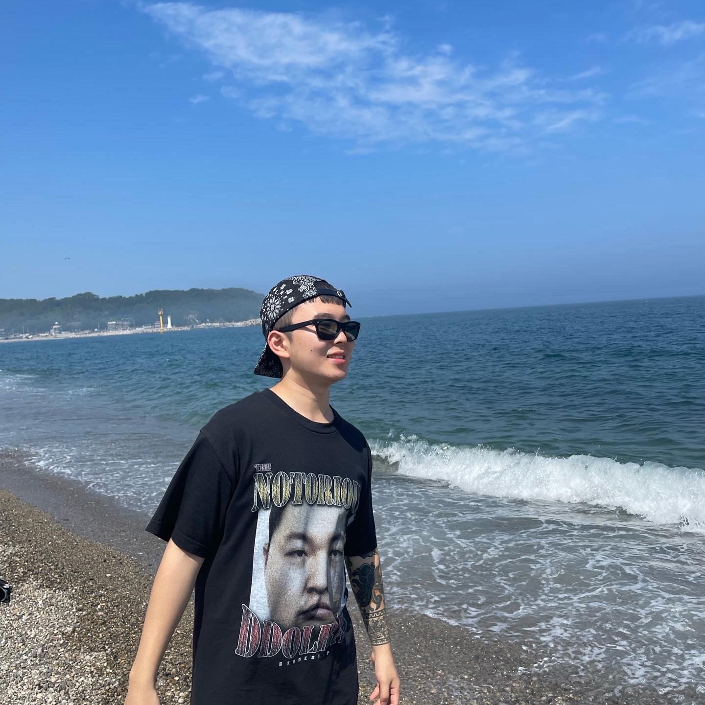 Supreme Bandana Camp Cap Black - 21SS, Jordan 1 Retro High OG Royal Toe 착용 스타일