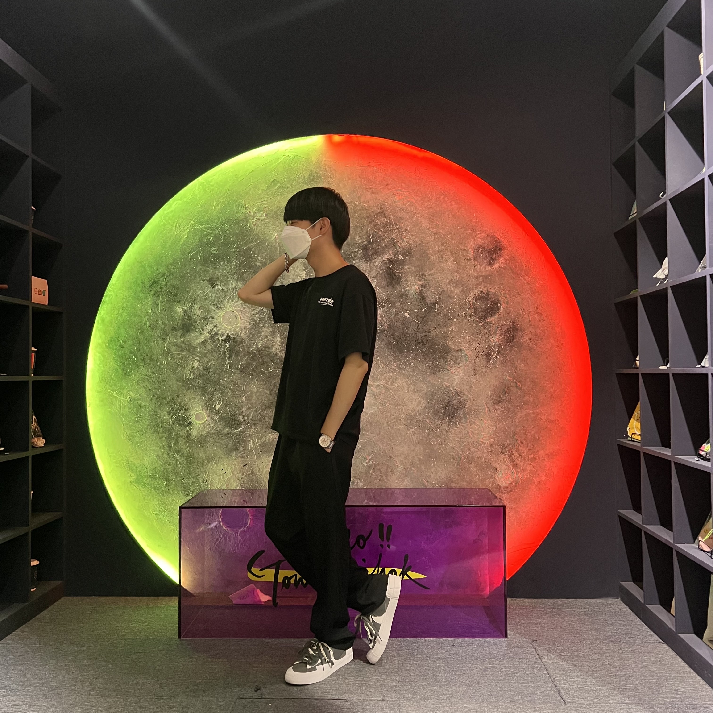 Nike x Sacai Blazer Low Iron Grey 착용 스타일