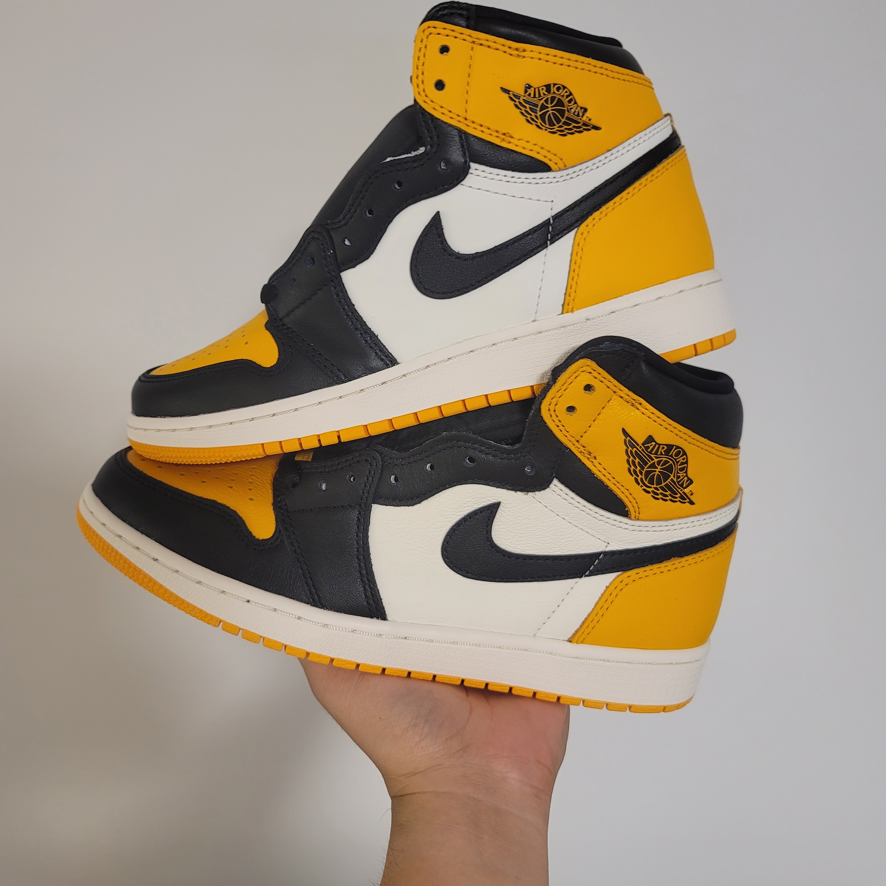 Jordan 1 Retro High OG Taxi, (GS) Jordan 1 Retro High OG Taxi 착용 스타일 - 1