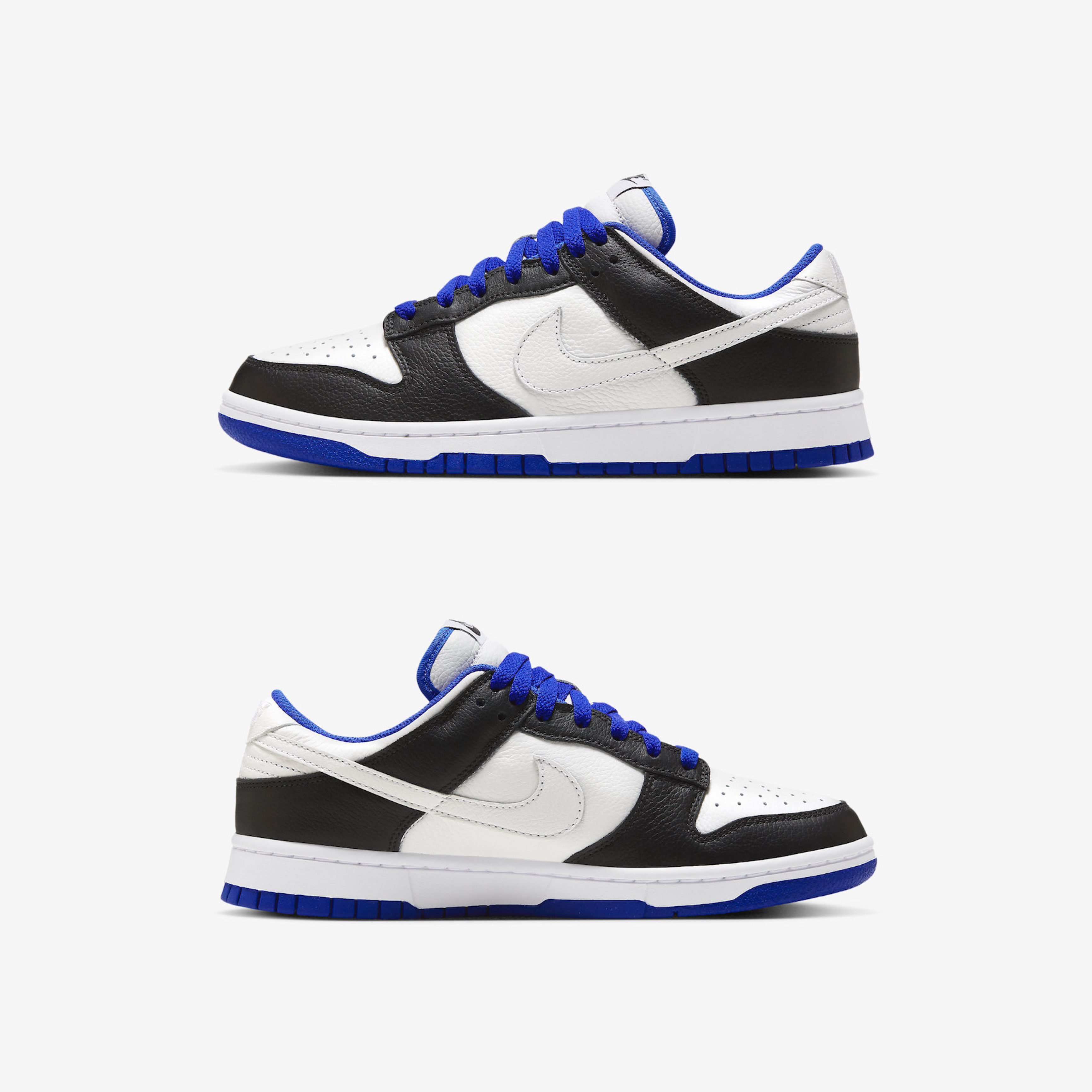 Nike SB Dunk Low Pro Premium Deep Royal Blue, Nike Dunk Low Retro Black 착용 스타일 - 3