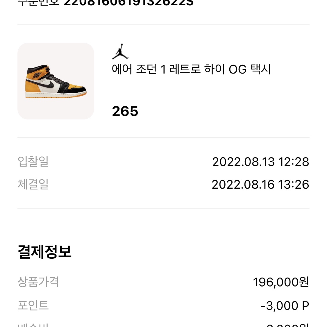 Jordan 1 Retro High OG Taxi 착용 스타일