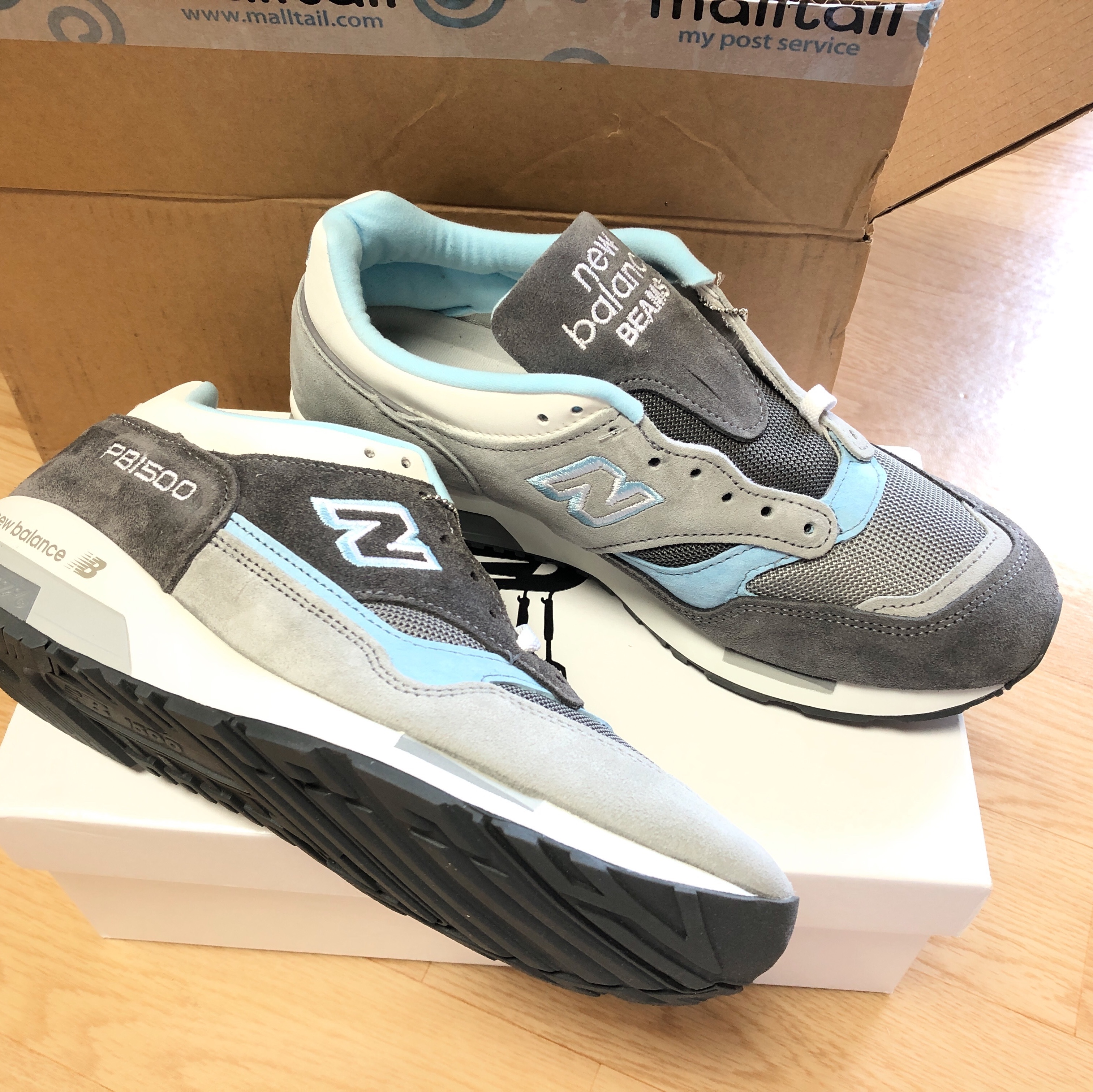 New Balance x Paperboy Paris x Beams 1500 Made in UK Ice Boy 착용 스타일