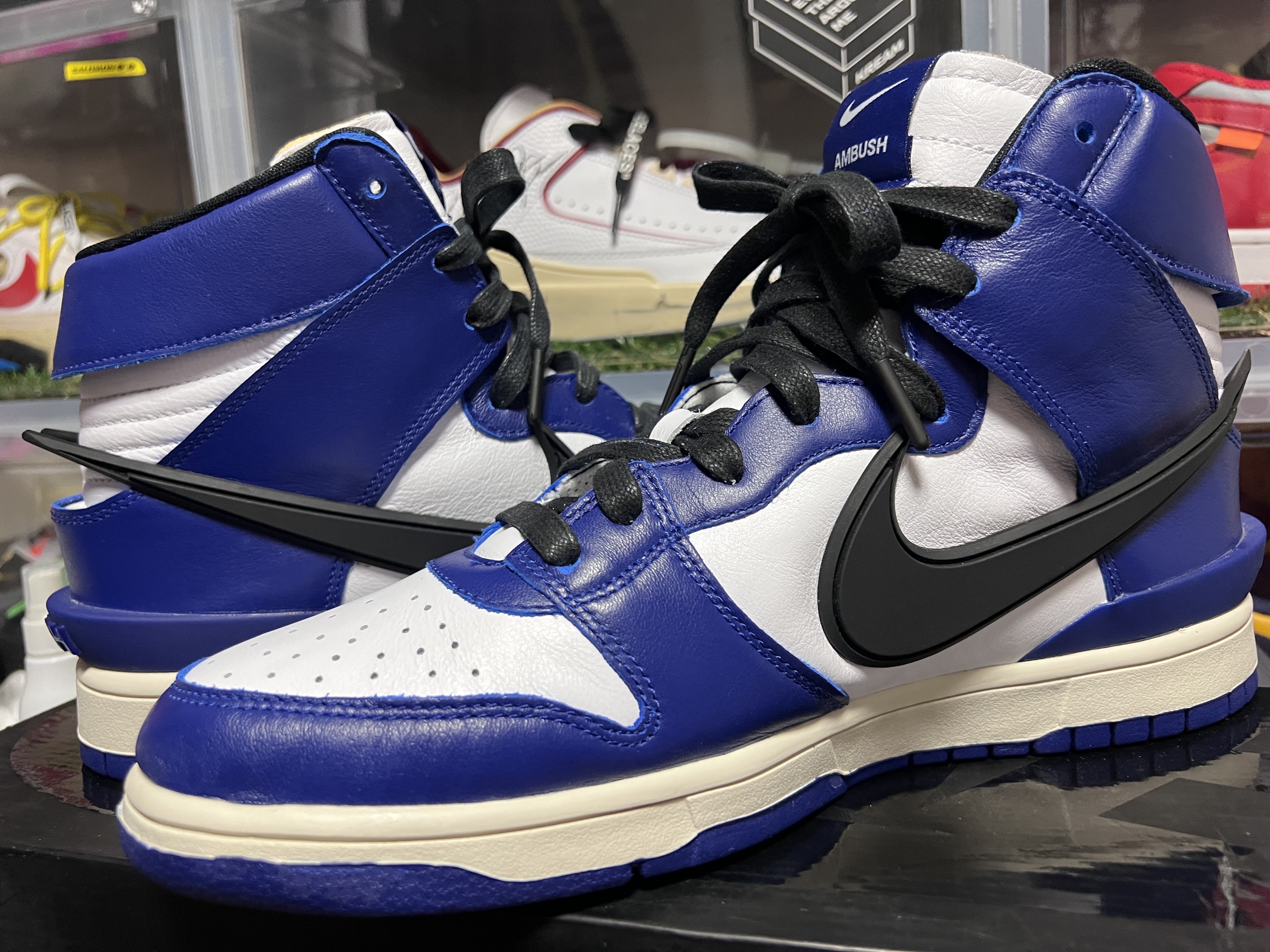 Nike x Ambush Dunk High Deep Royal Blue 착용 스타일 - 4