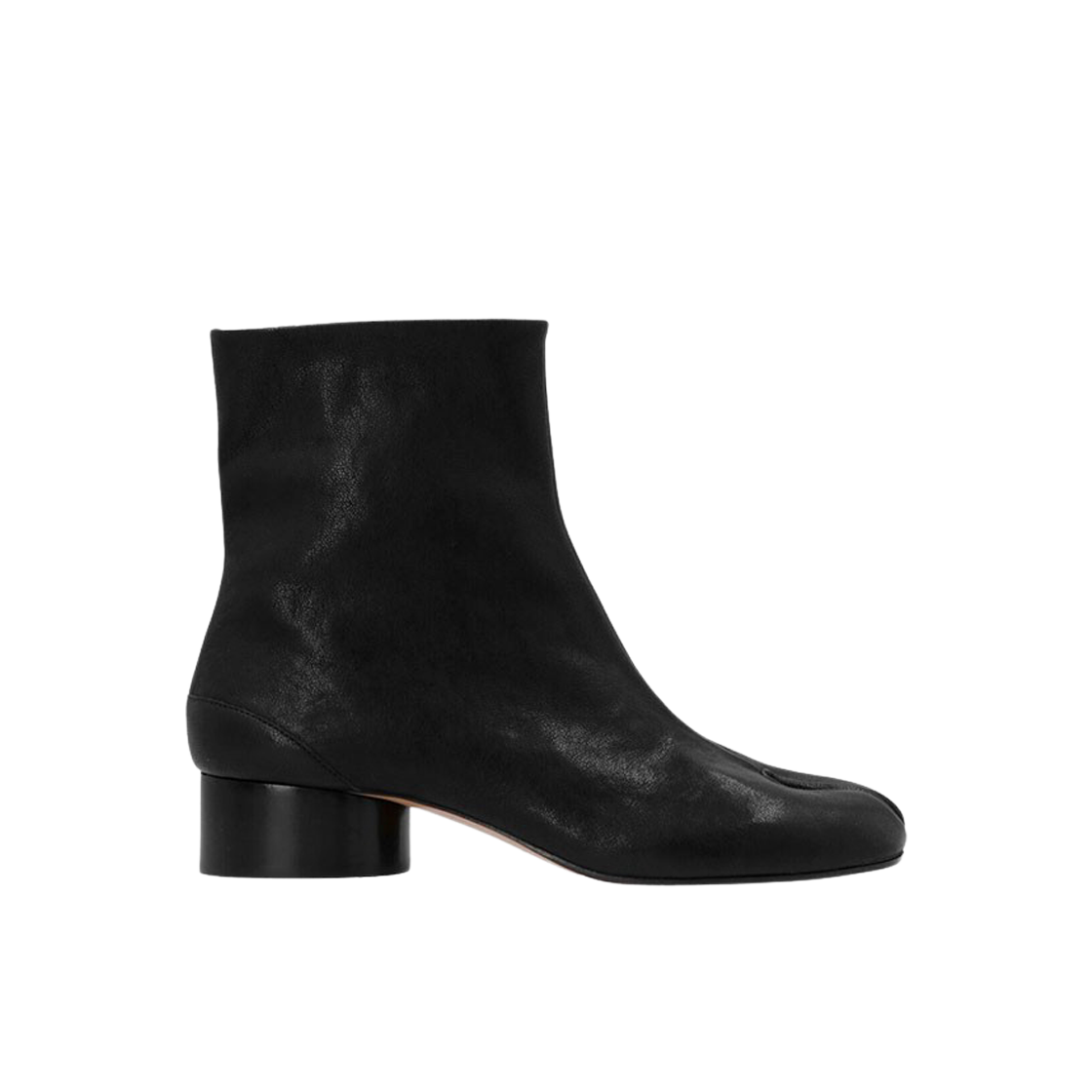 (W) 메종 마르지엘라 타비 앵클 부츠 블랙((W) Maison Margiela Tabi Ankle Boot Black)