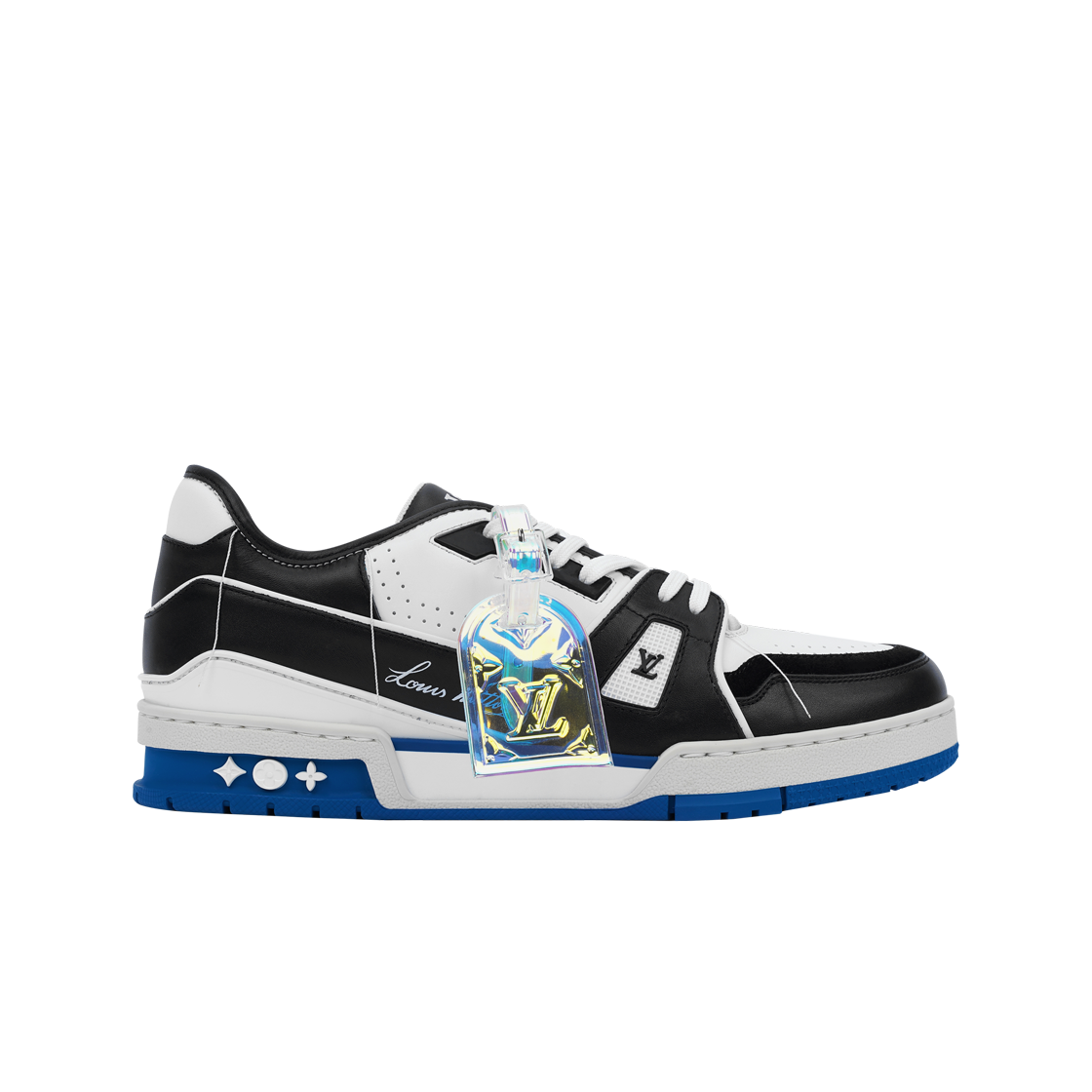 루이비통 LV 트레이너 스니커즈 화이트 블랙(Louis Vuitton LV Trainer Sneakers White Black)