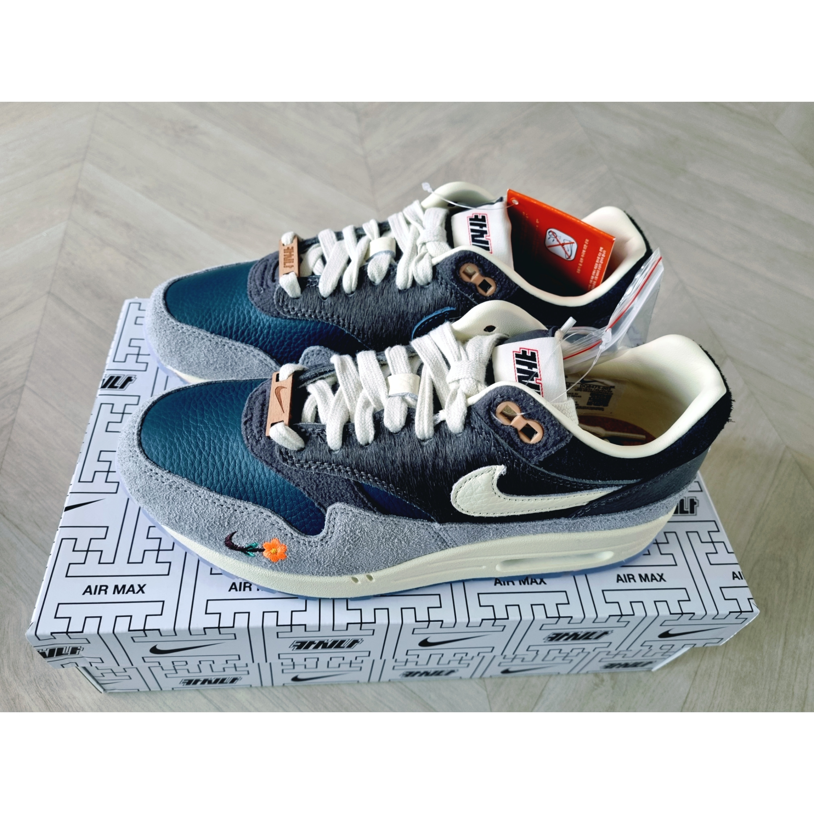 Nike x Kasina Air Max 1 SP Won-Ang Particle Grey 착용 스타일