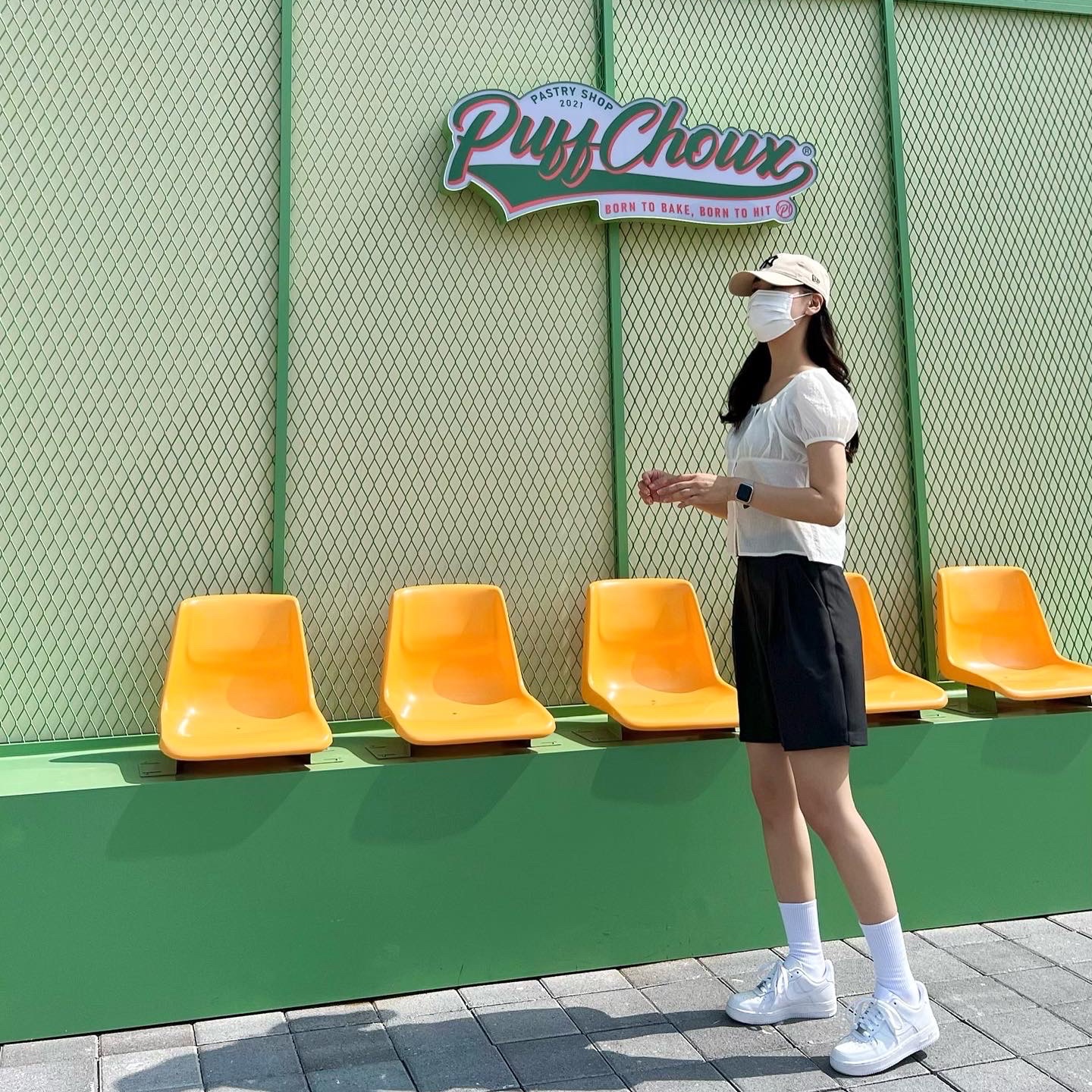 Nike Air Force 1 '07 Low White 착용 스타일