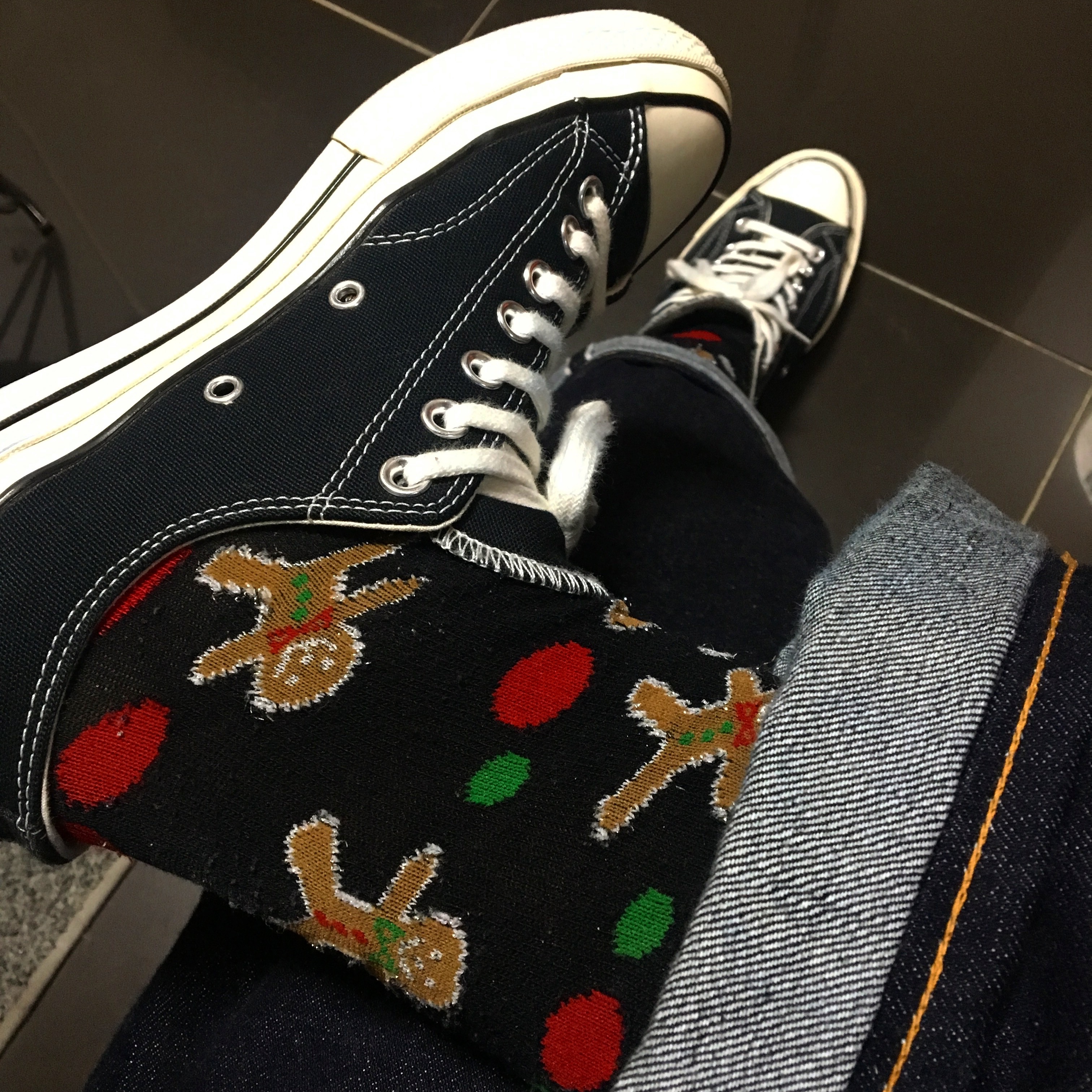 Converse Chuck 70 Ox Black - Standard 착용 스타일 - 1