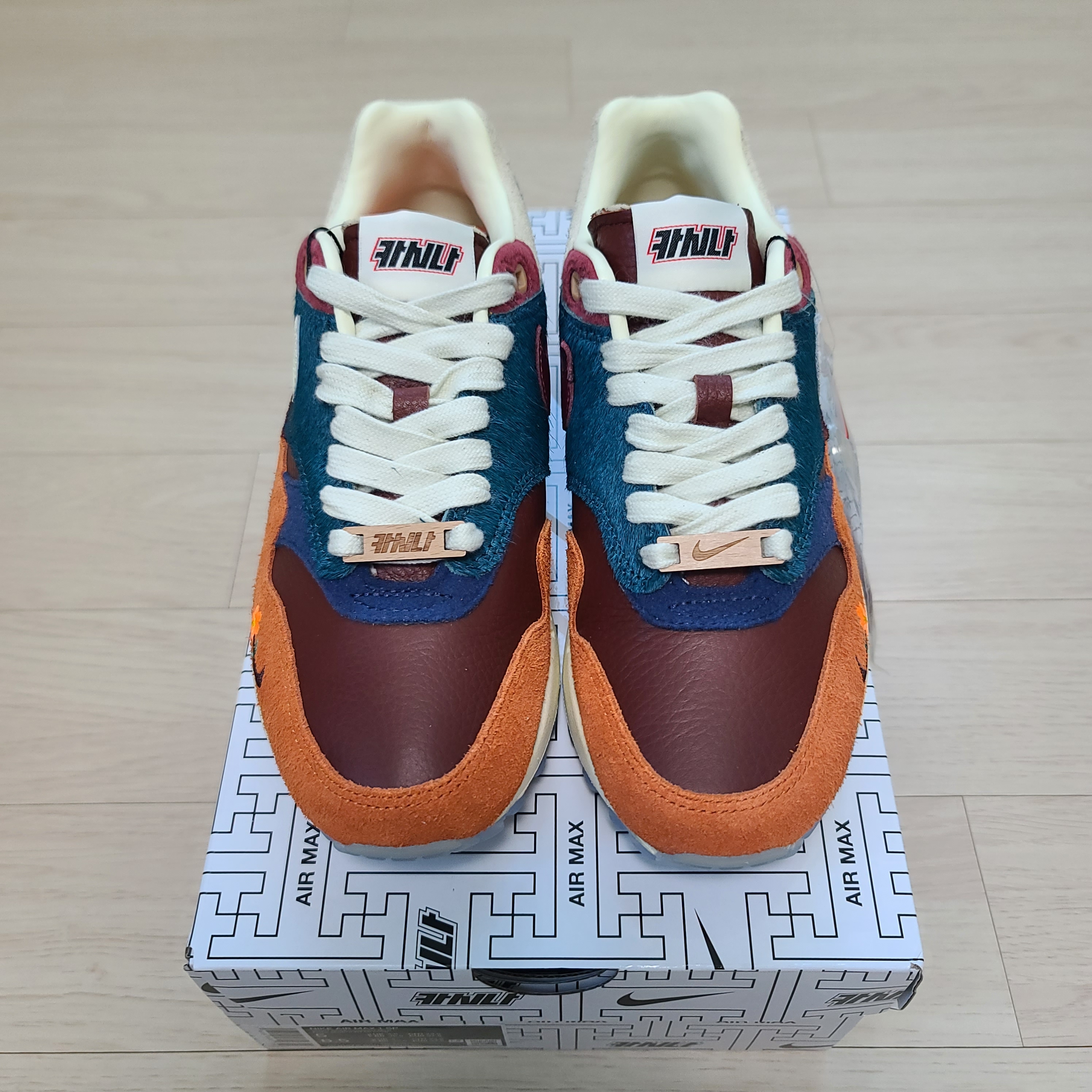 Nike x Kasina Air Max 1 SP Won-Ang Orange 착용 스타일 - 2