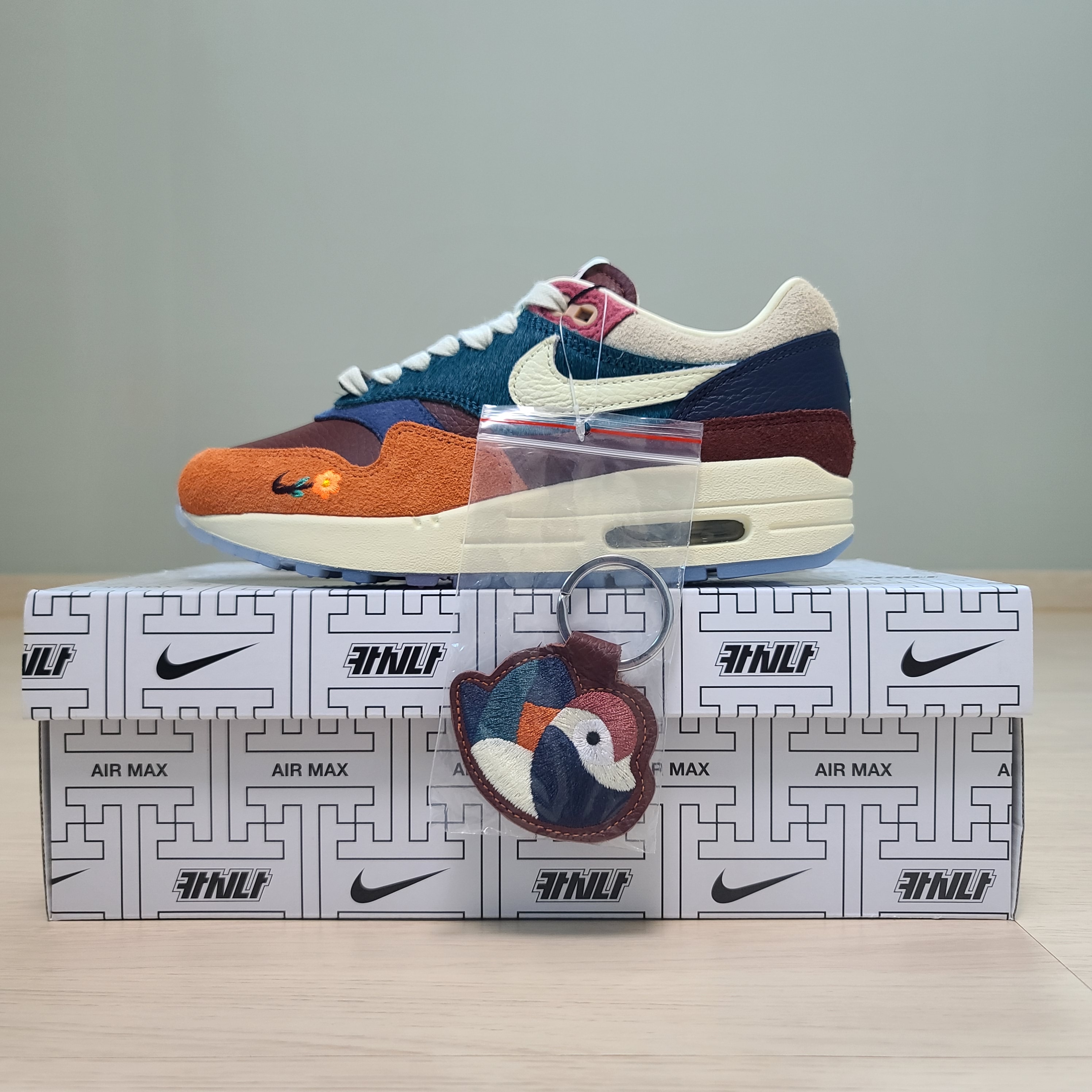 Nike x Kasina Air Max 1 SP Won-Ang Orange 착용 스타일 - 1
