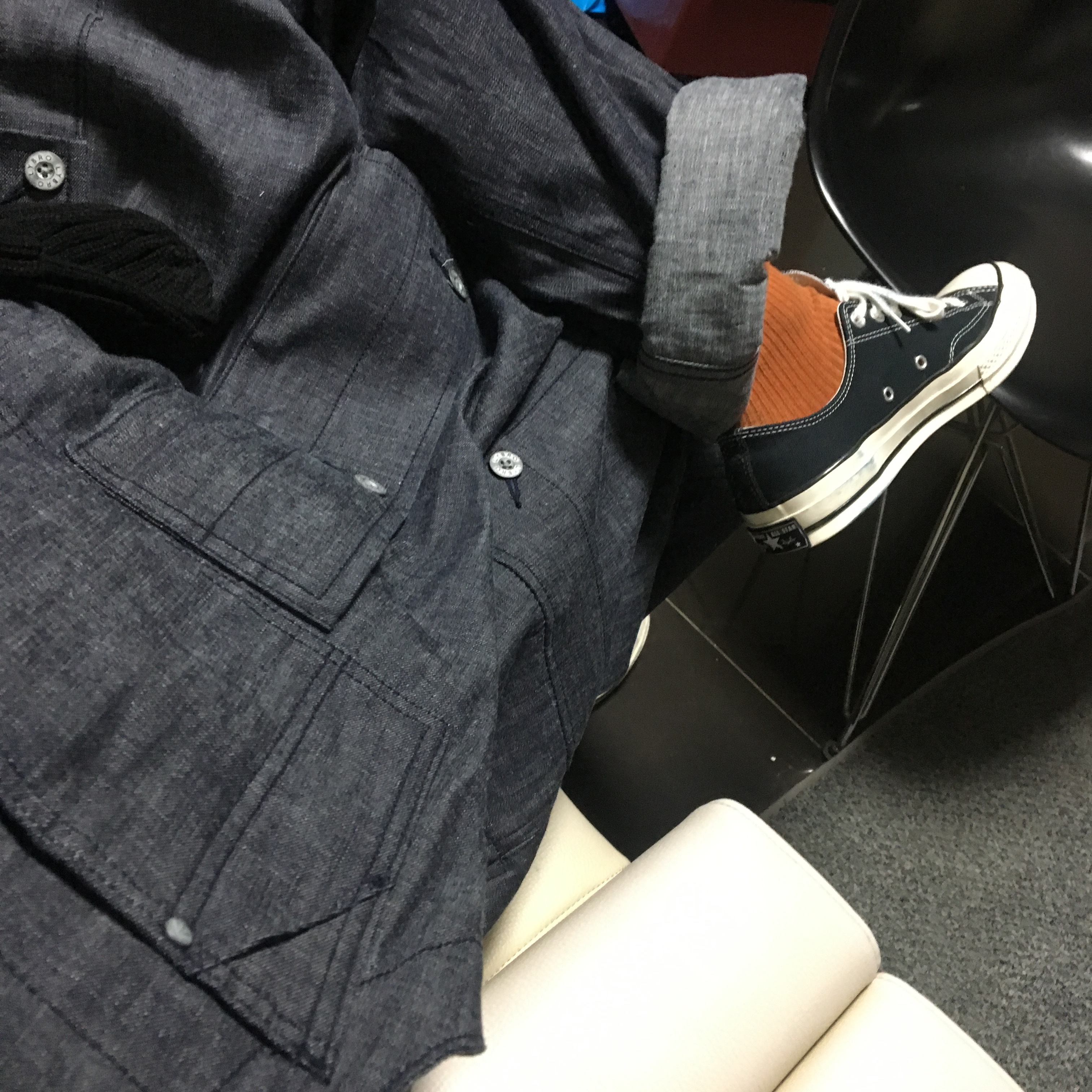 Converse Chuck 70 Ox Black - Standard 착용 스타일 - 2
