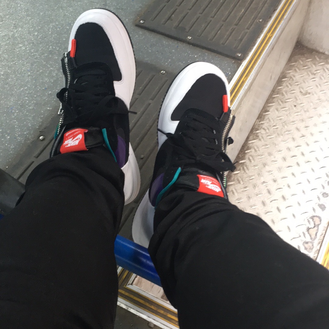 Nike x Acronym Lunar Force 1 SP Zip Turbo Green 착용 스타일 - 2