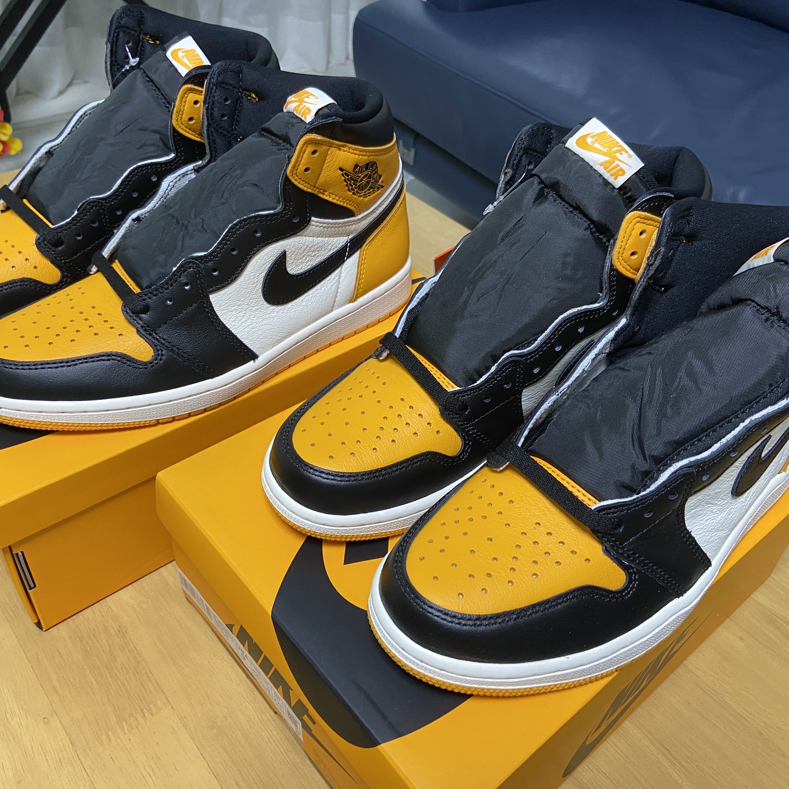 Jordan 1 Retro High OG Taxi 착용 스타일 - 2