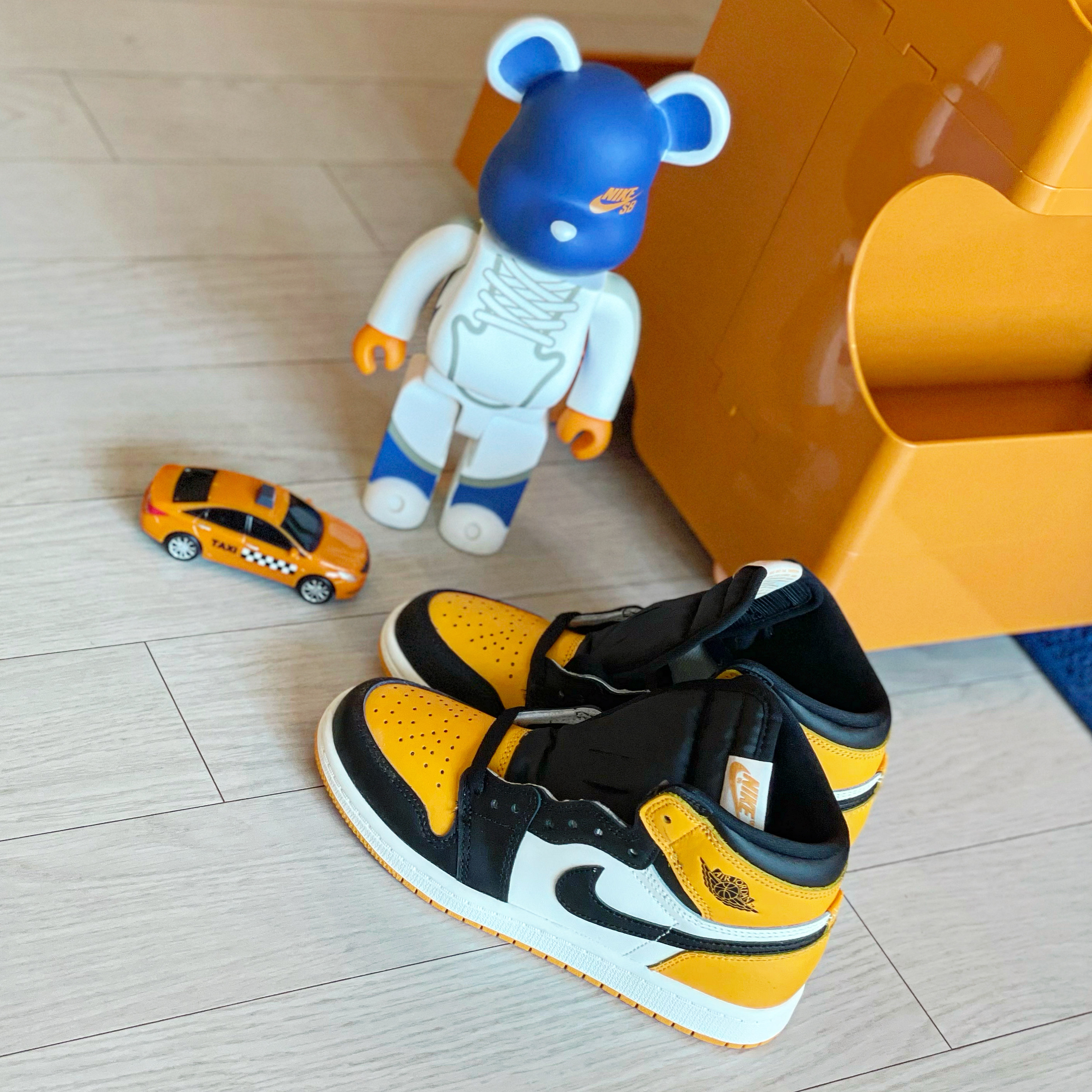 Jordan 1 Retro High OG Taxi, (GS) Jordan 1 Retro High OG Taxi 착용 스타일