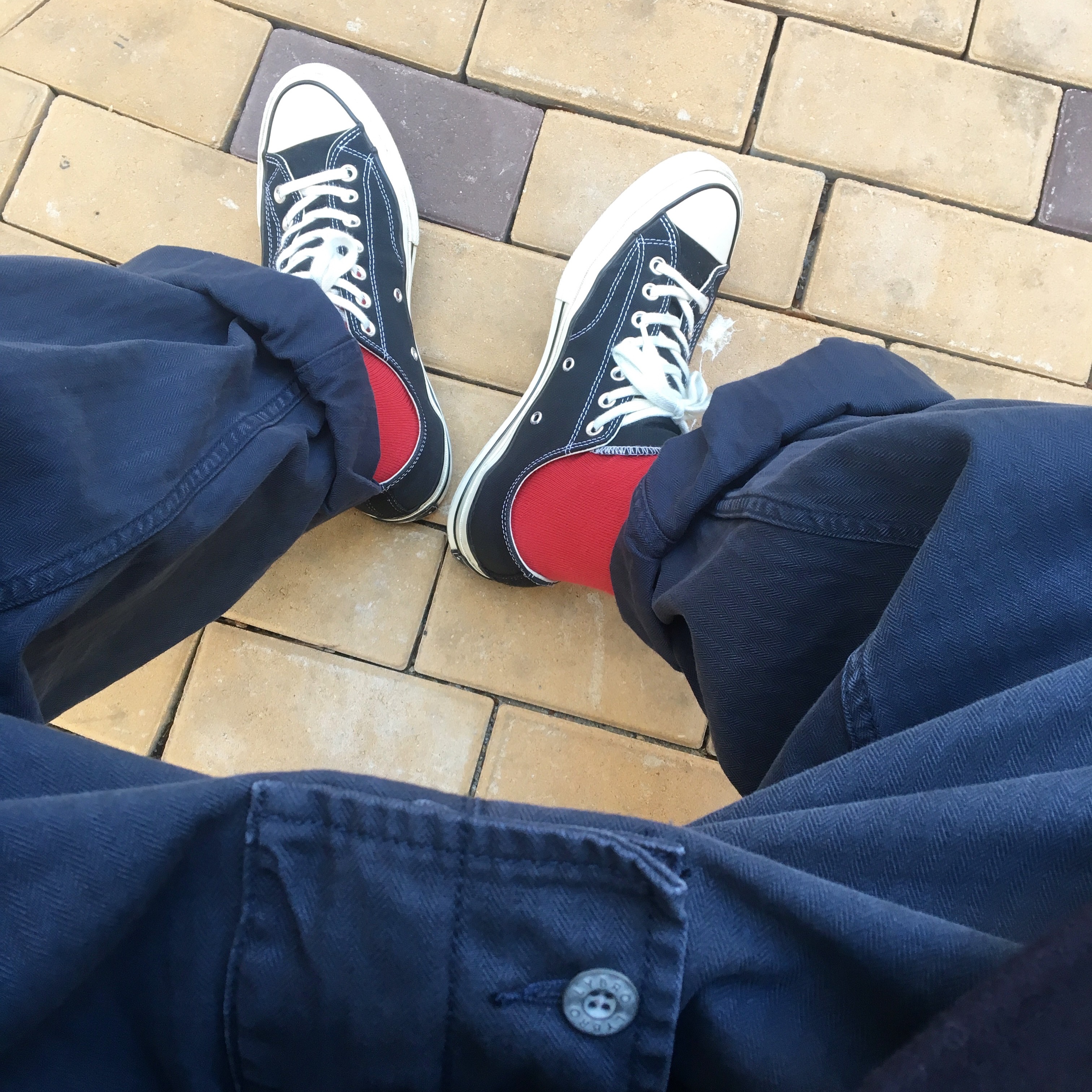 Converse Chuck 70 Ox Black - Standard 착용 스타일 - 3