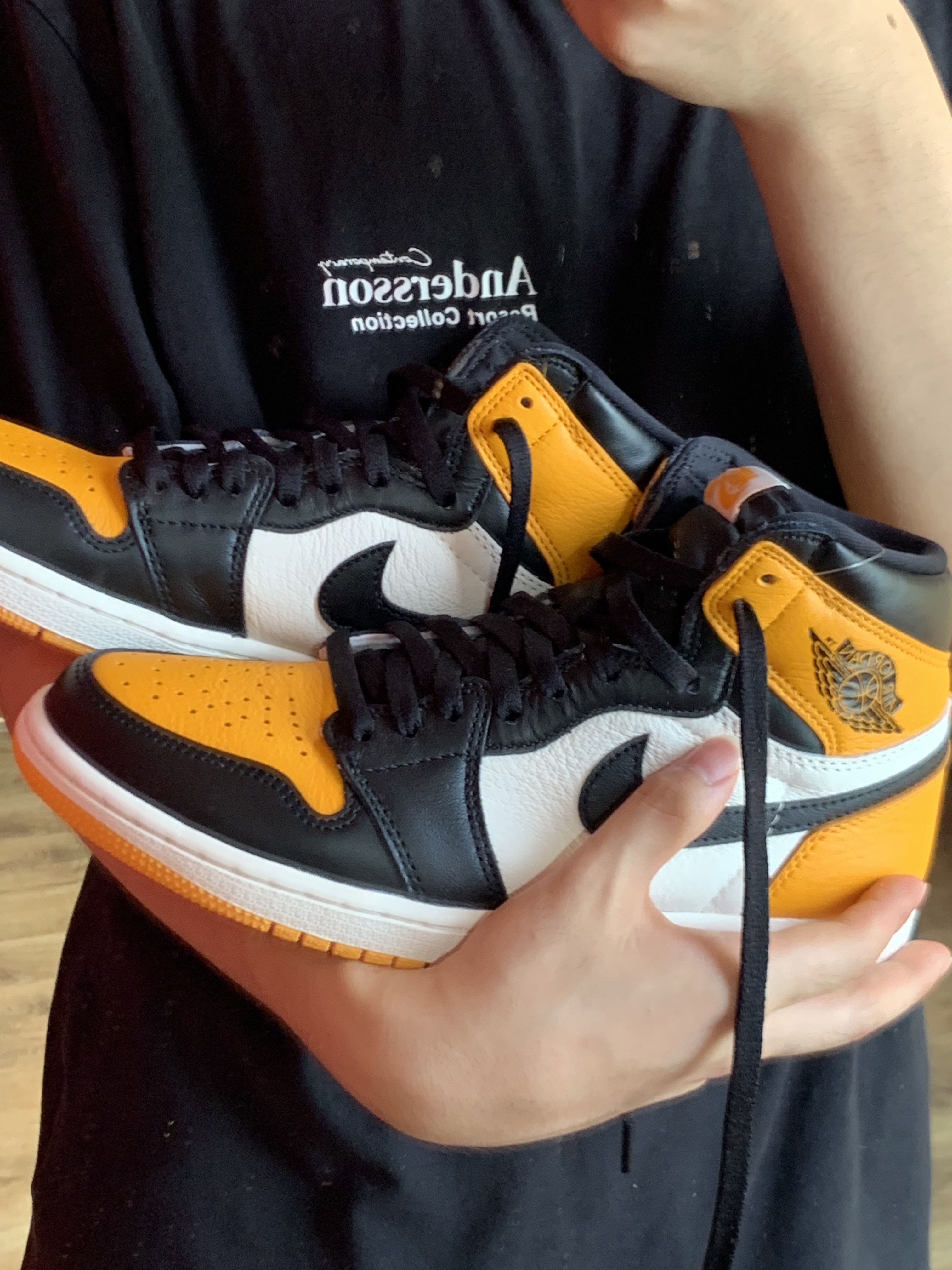 Jordan 1 Retro High OG Taxi 착용 스타일 - 2