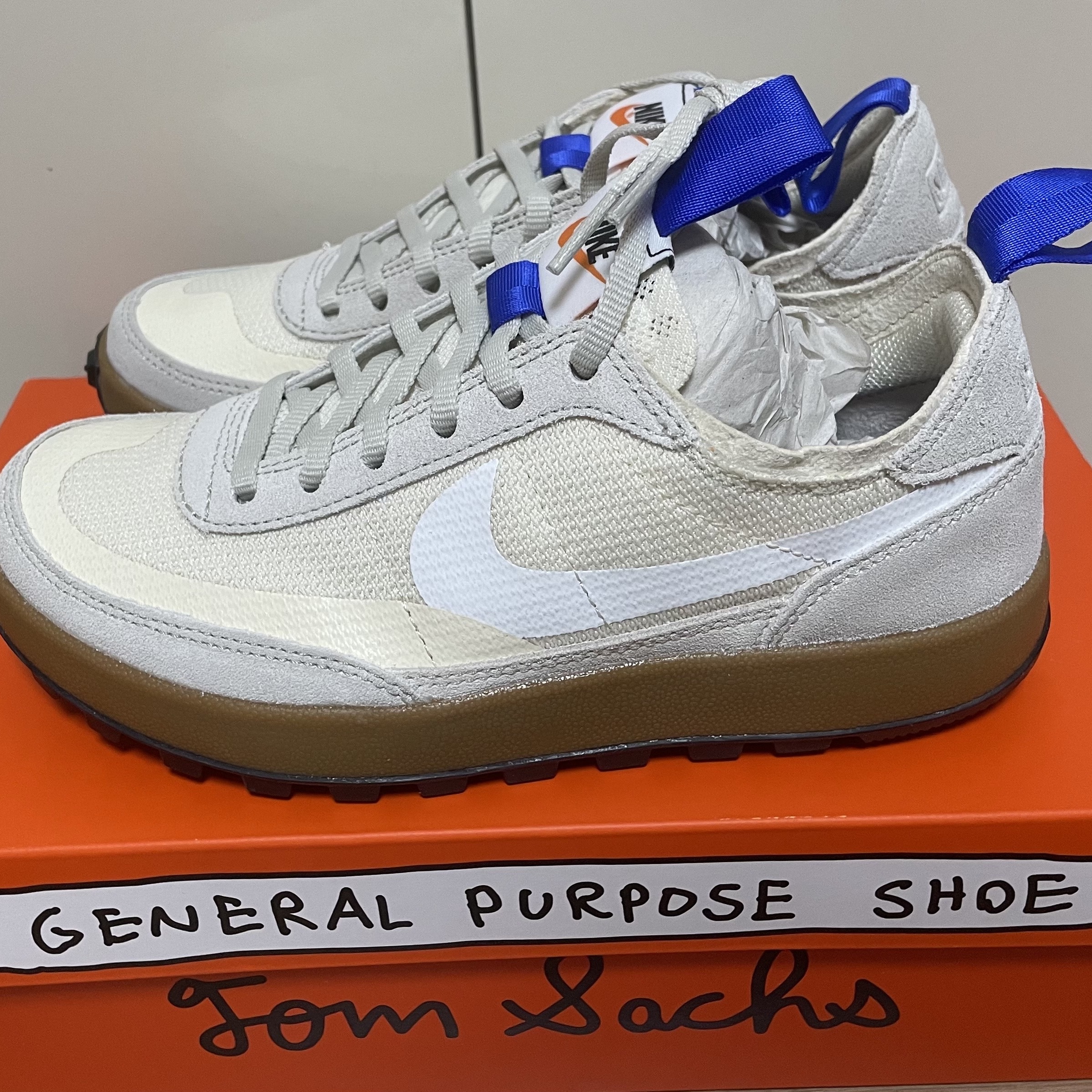 Nike x Tom Sachs General Purpose Shoe Light Cream 착용 스타일