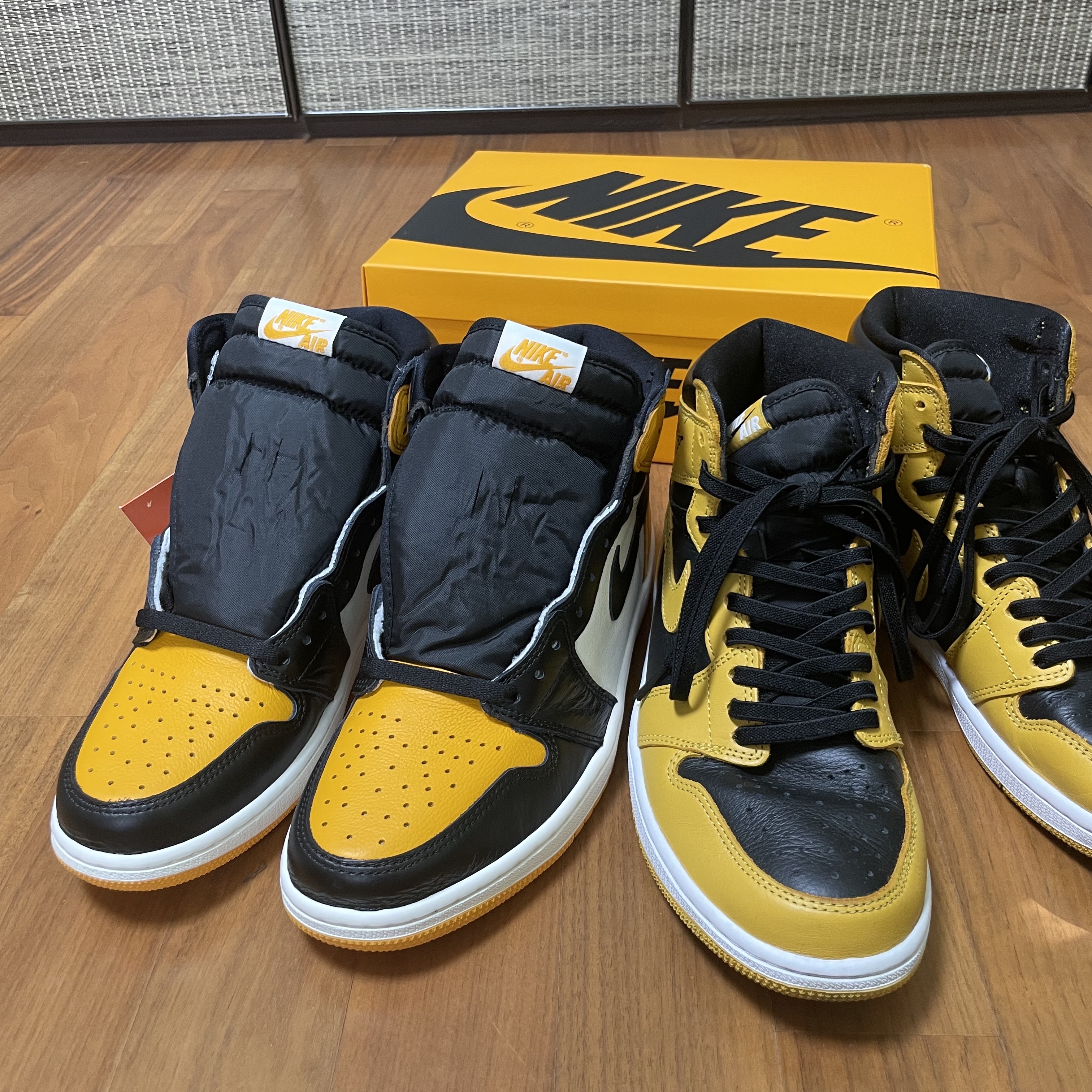 Jordan 1 Retro High OG Taxi 착용 스타일 - 1