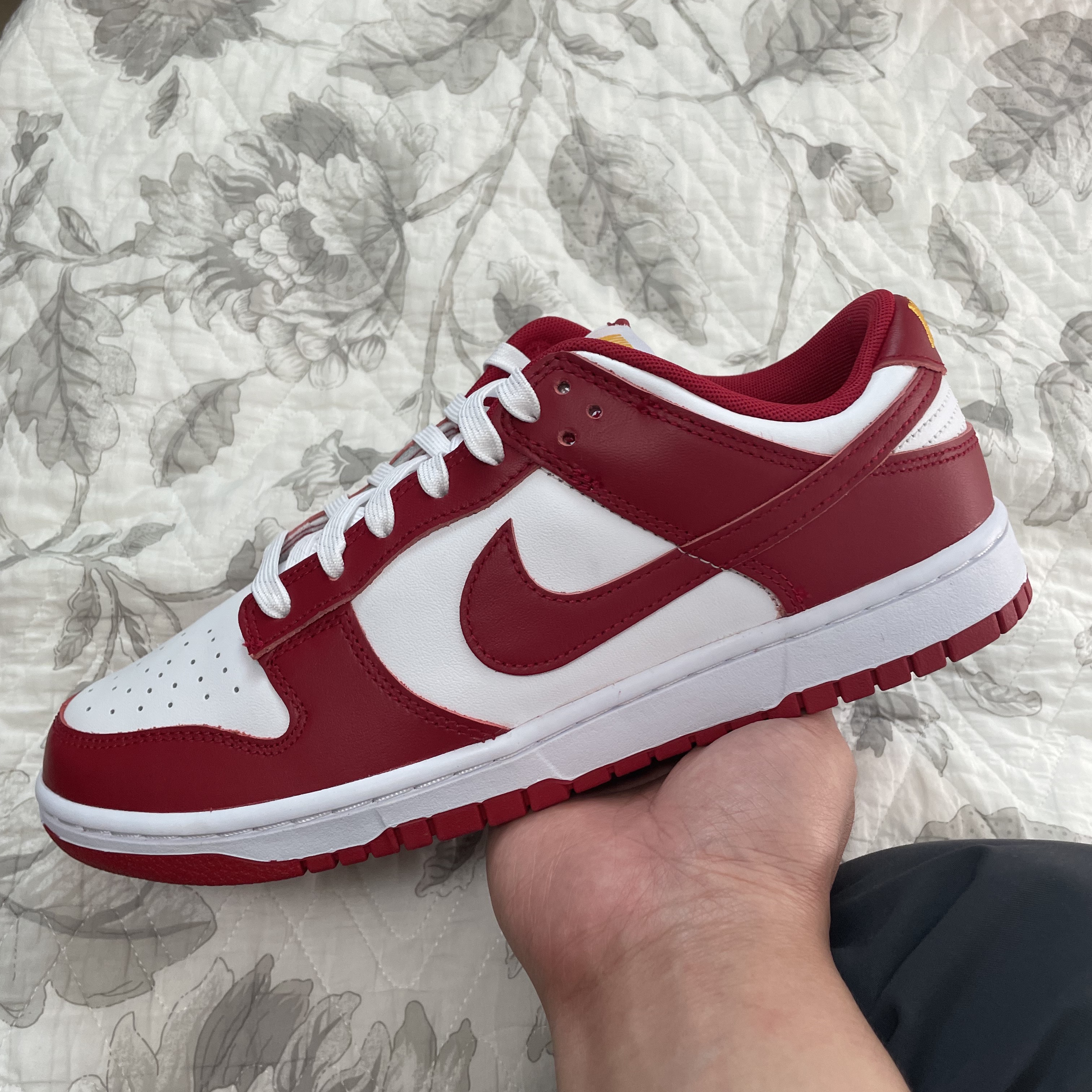 Nike Dunk Low Retro Gym Red 착용 스타일 - 5