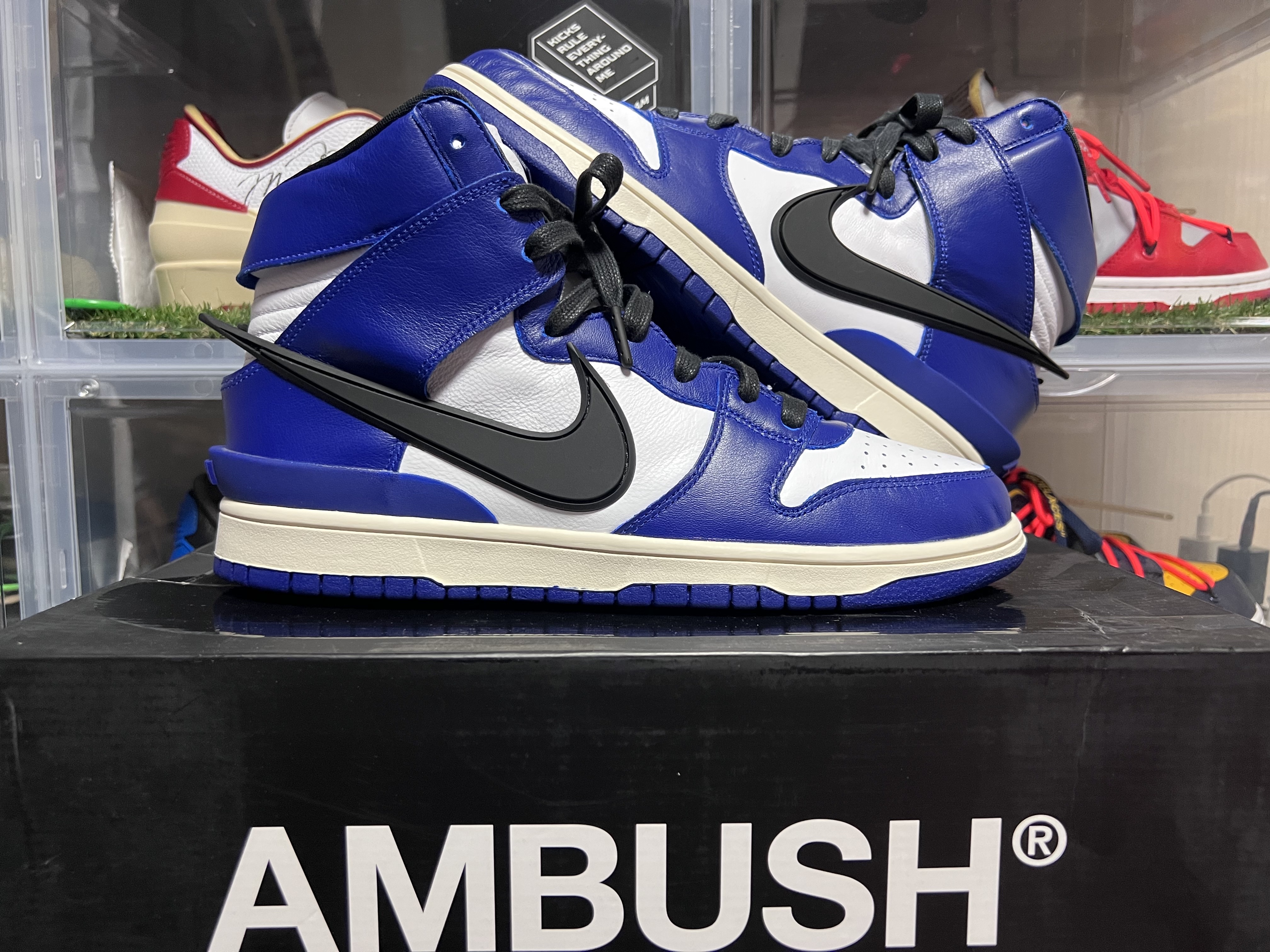 Nike x Ambush Dunk High Deep Royal Blue 착용 스타일 - 2
