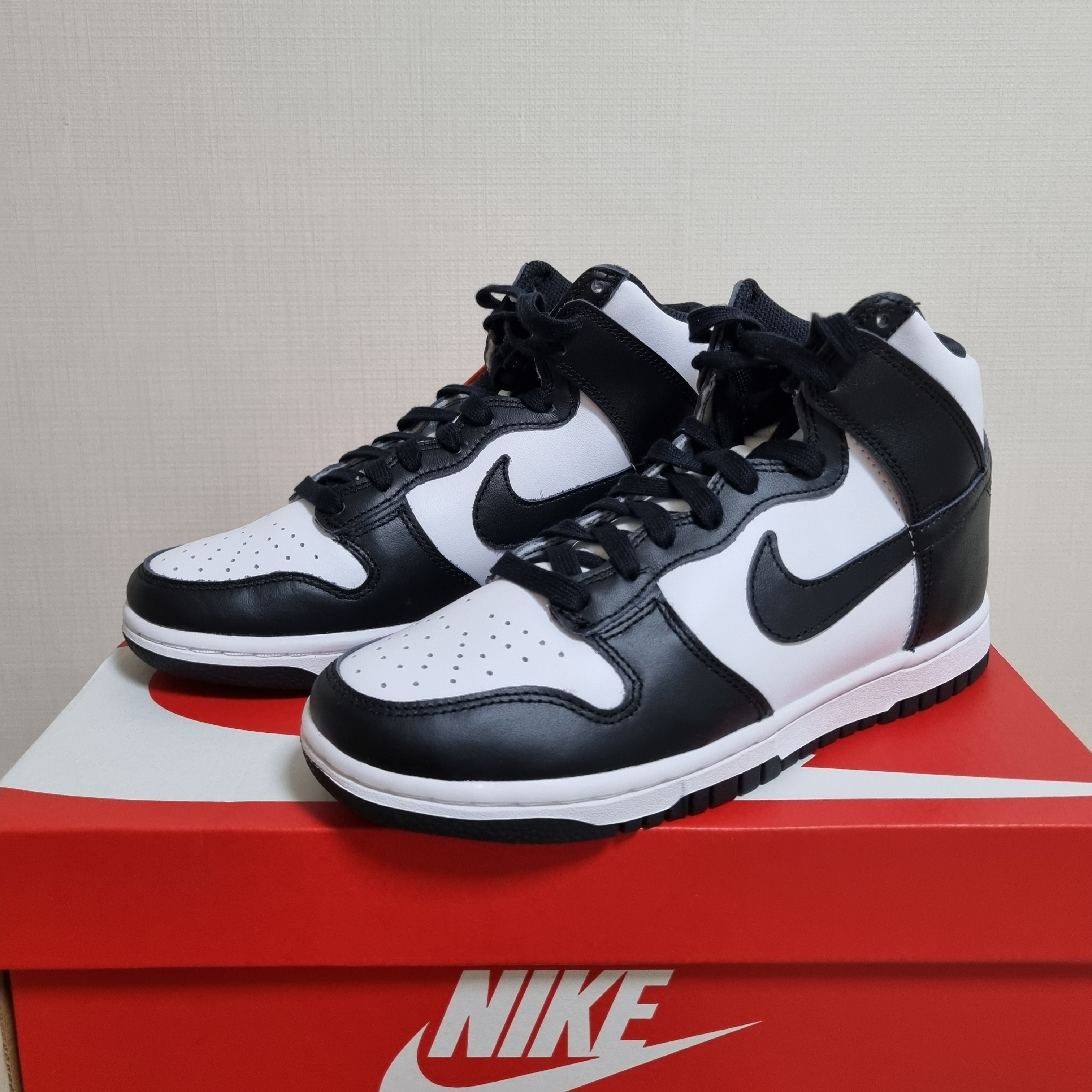 (W) Nike Dunk High Black and White, (PS) Nike Dunk Low Black 착용 스타일 - 3