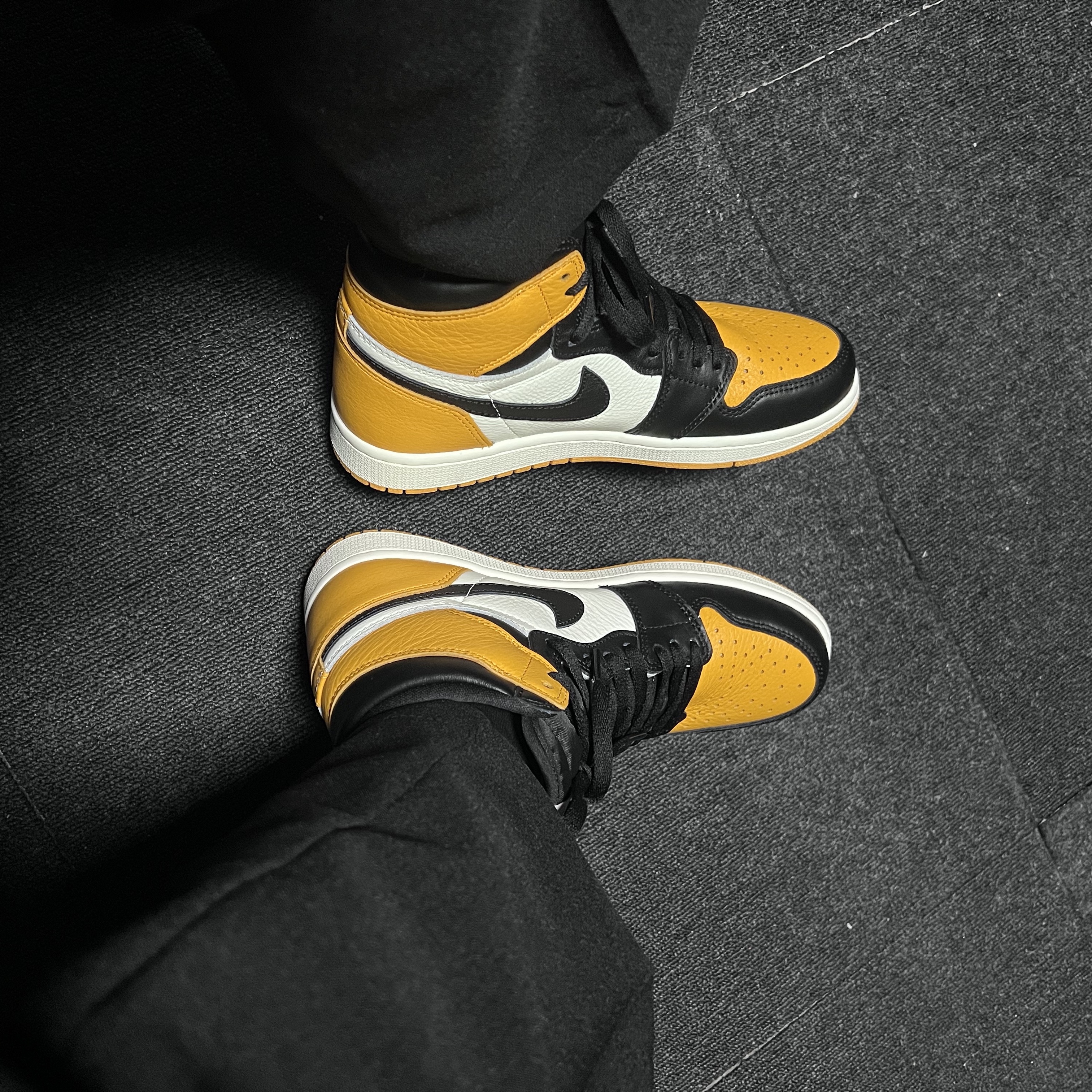 Jordan 1 Retro High OG Taxi 착용 스타일 - 3