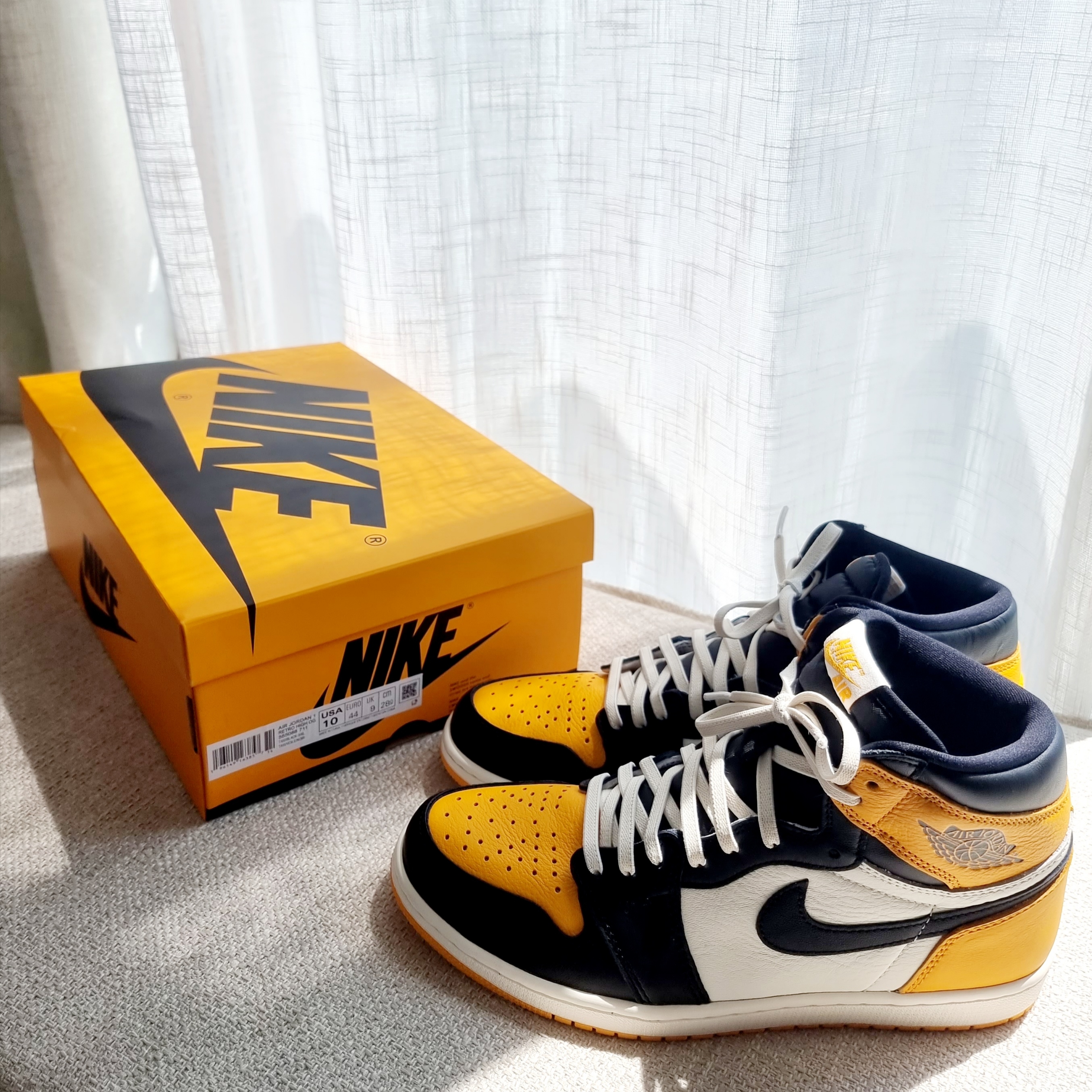 Jordan 1 Retro High OG Taxi 착용 스타일
