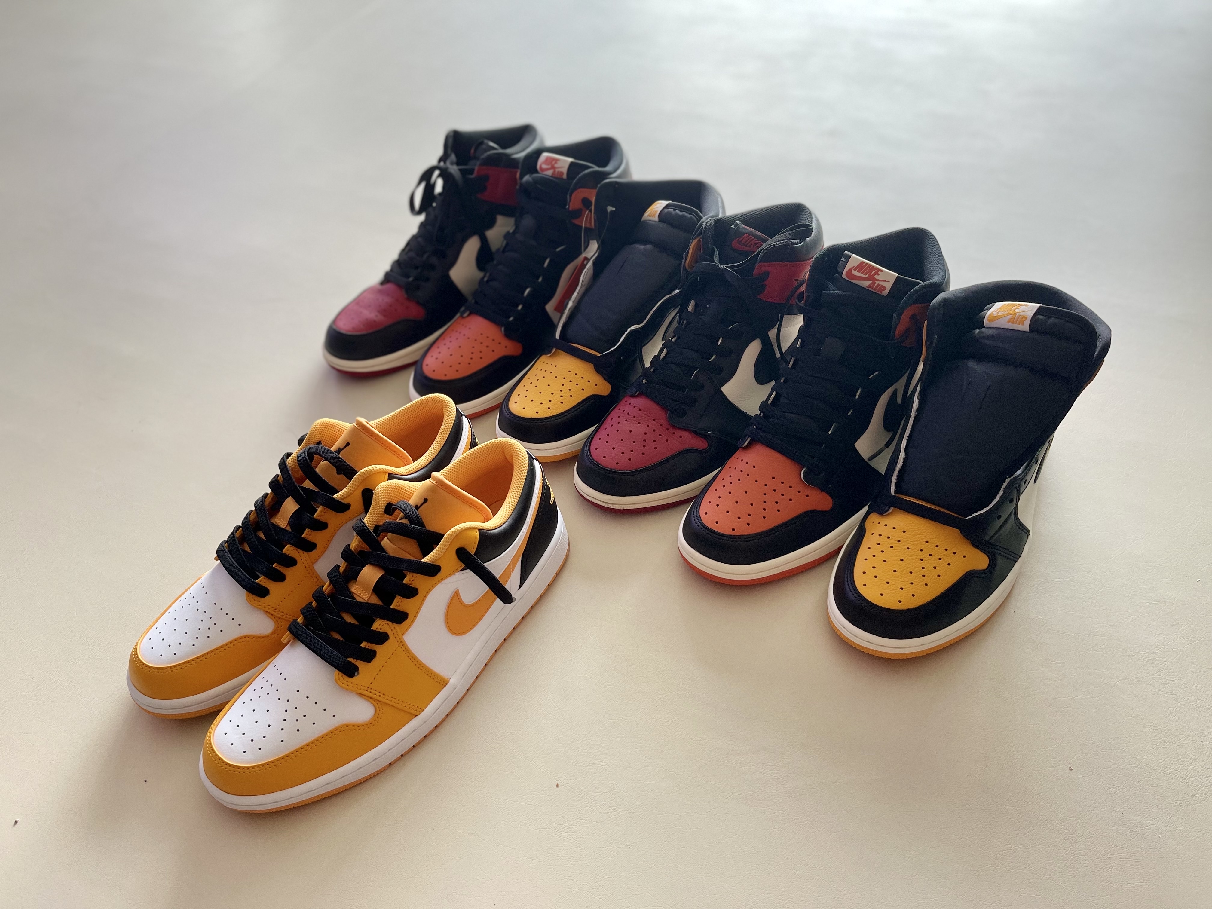 Jordan 1 Retro High OG Taxi, Jordan 1 Low Taxi 착용 스타일 - 4