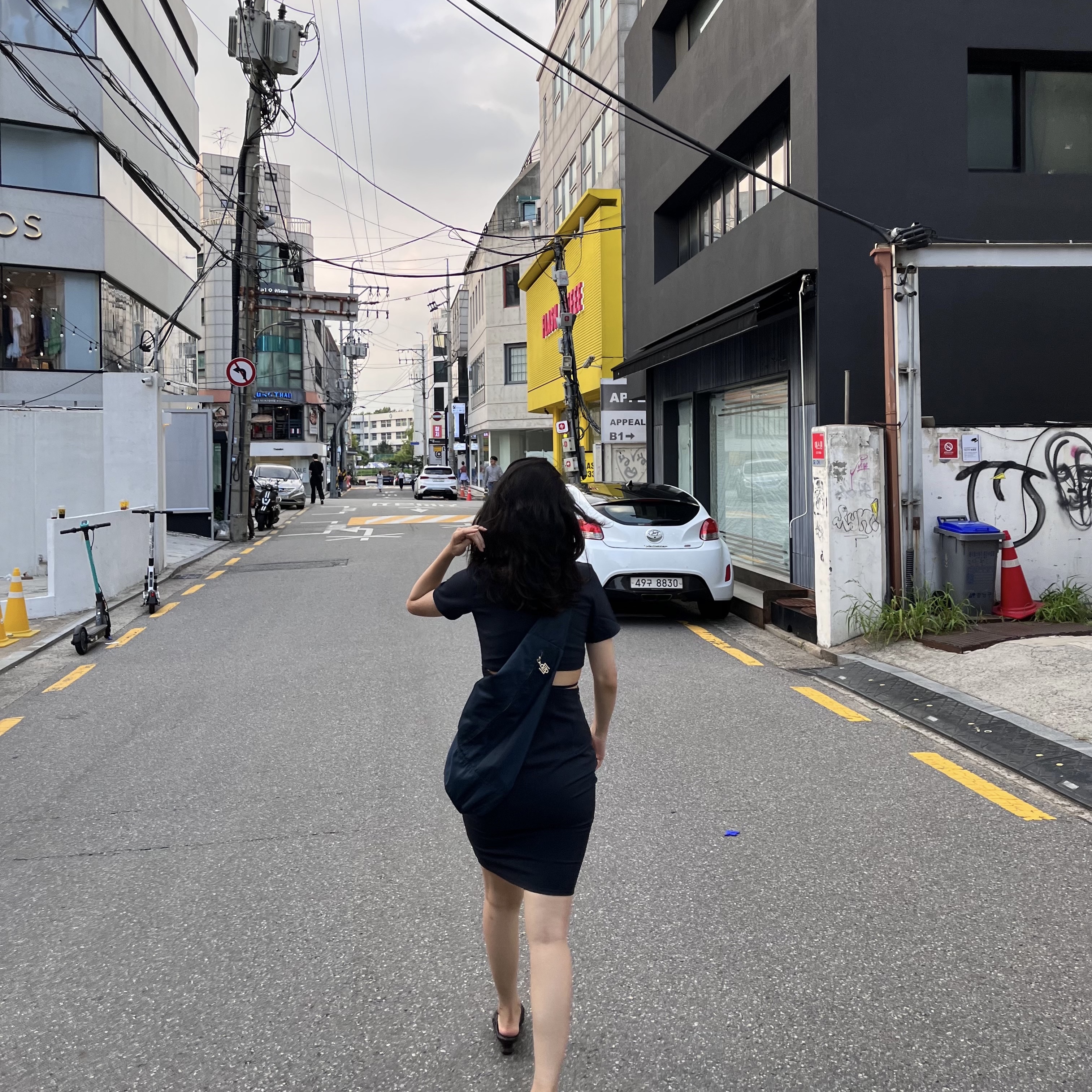 (W) Nike x Jacquemus NRG Short Sleeve Polo Dress Dark Obsidian - Asia, (W) Nike x Jacquemus NRG Short Sleeve Polo Dress Dark Obsidian - US/EU 착용 스타일 - 4