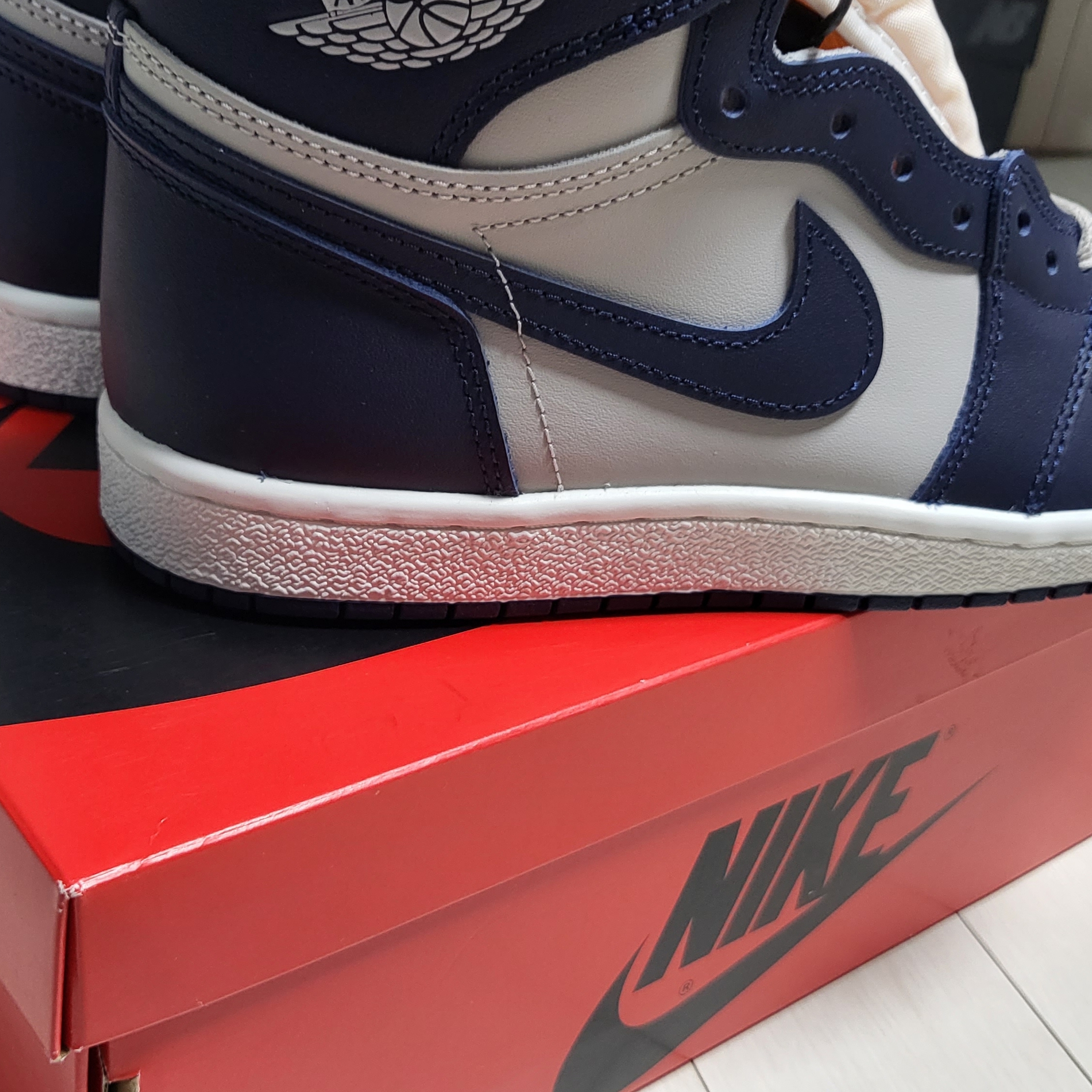 Jordan 1 High 85 College Navy 착용 스타일 - 2