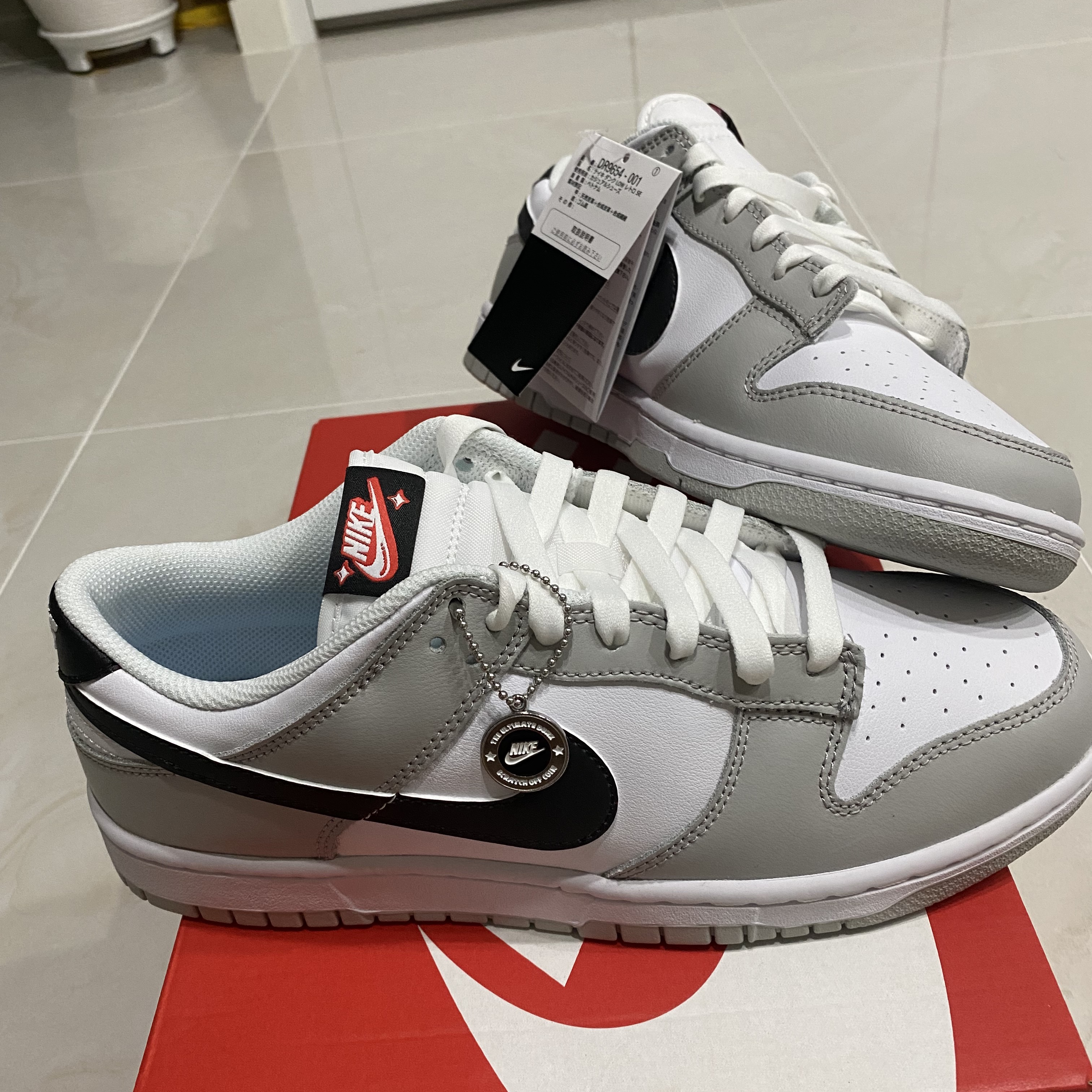 Nike Dunk Low Retro SE Jackpot Grey Fog 착용 스타일 - 4