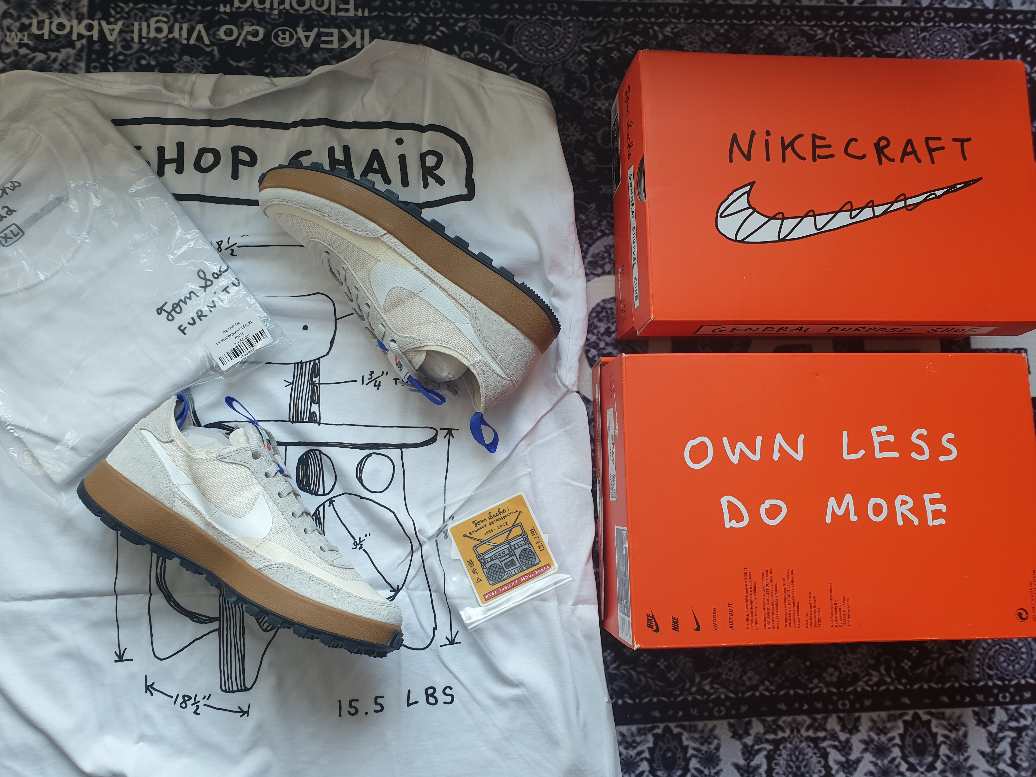Nike x Tom Sachs General Purpose Shoe Light Cream 착용 스타일 - 2