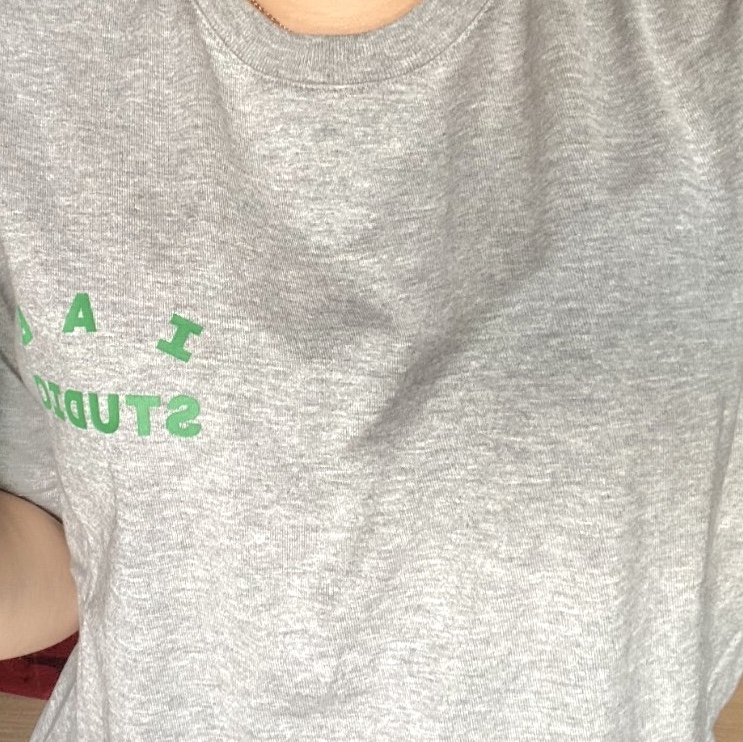 IAB Studio T-Shirt Gray Green - 22FW 착용 스타일 - 1
