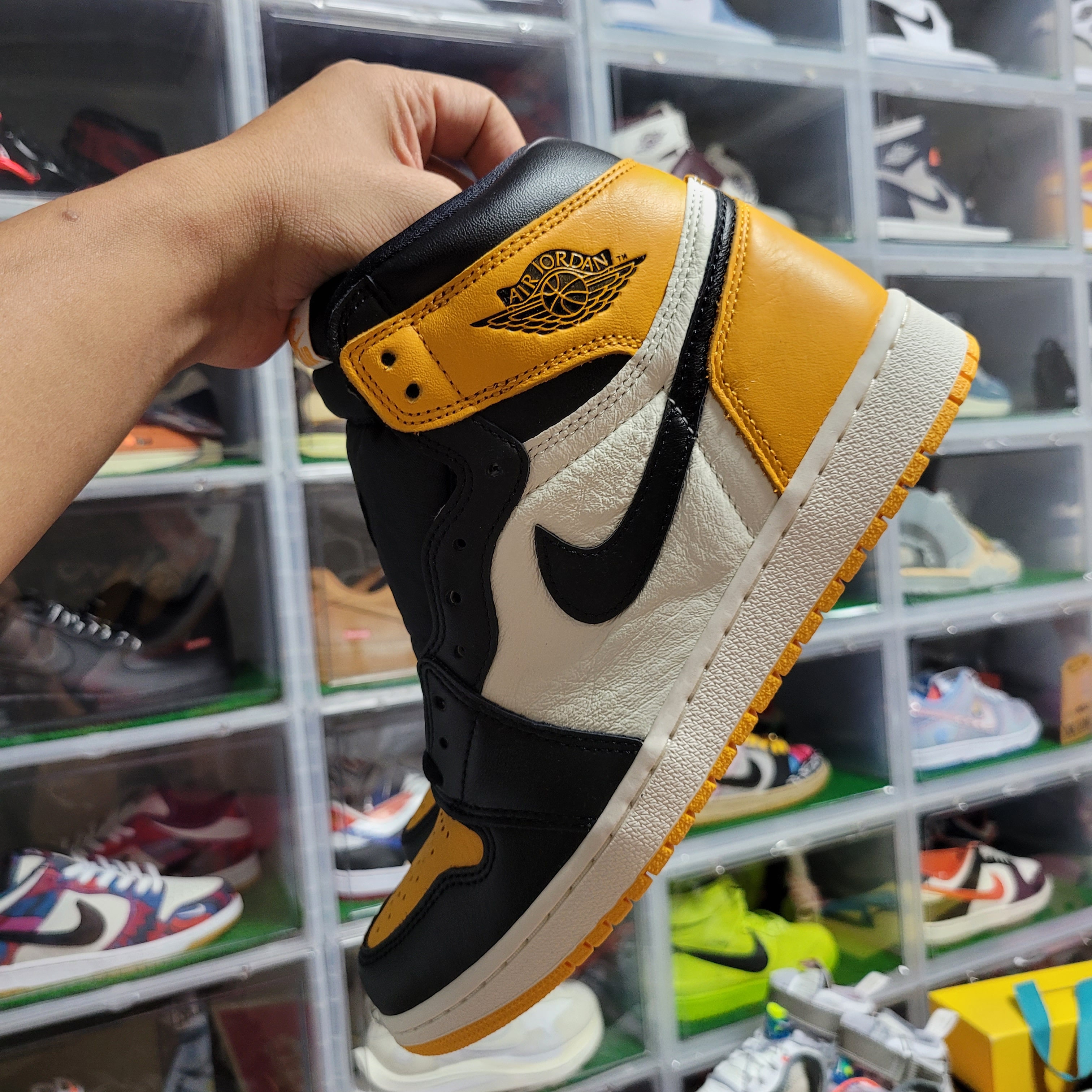 Jordan 1 Retro High OG Taxi 착용 스타일 - 1