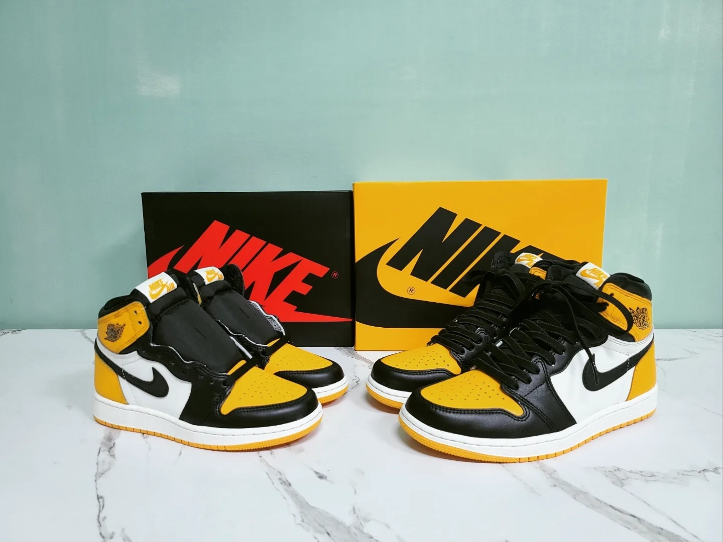 Jordan 1 Retro High OG Taxi, (GS) Jordan 1 Retro High OG Taxi 착용 스타일 - 1