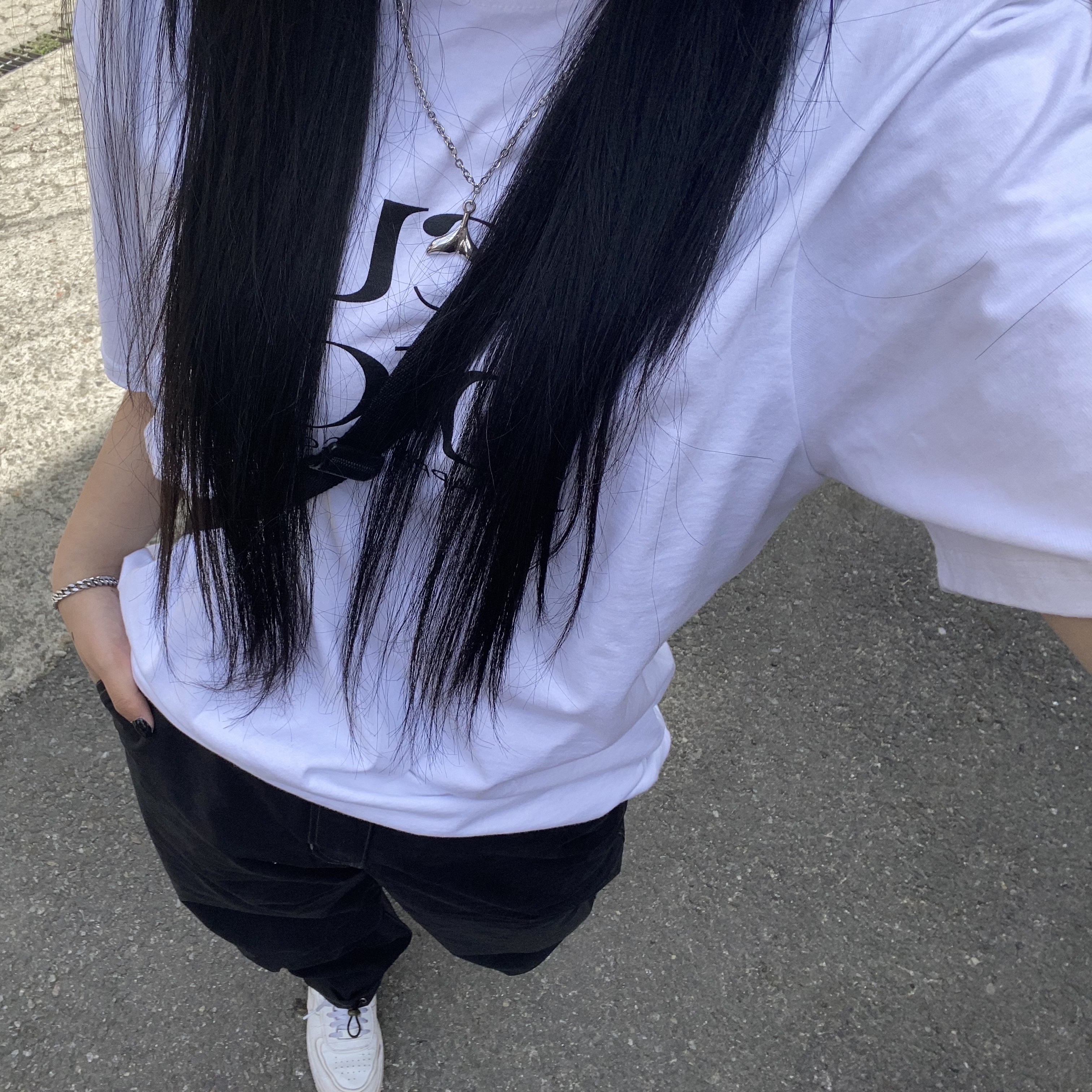(W) Nike Air Force 1 '07 Low White 착용 스타일