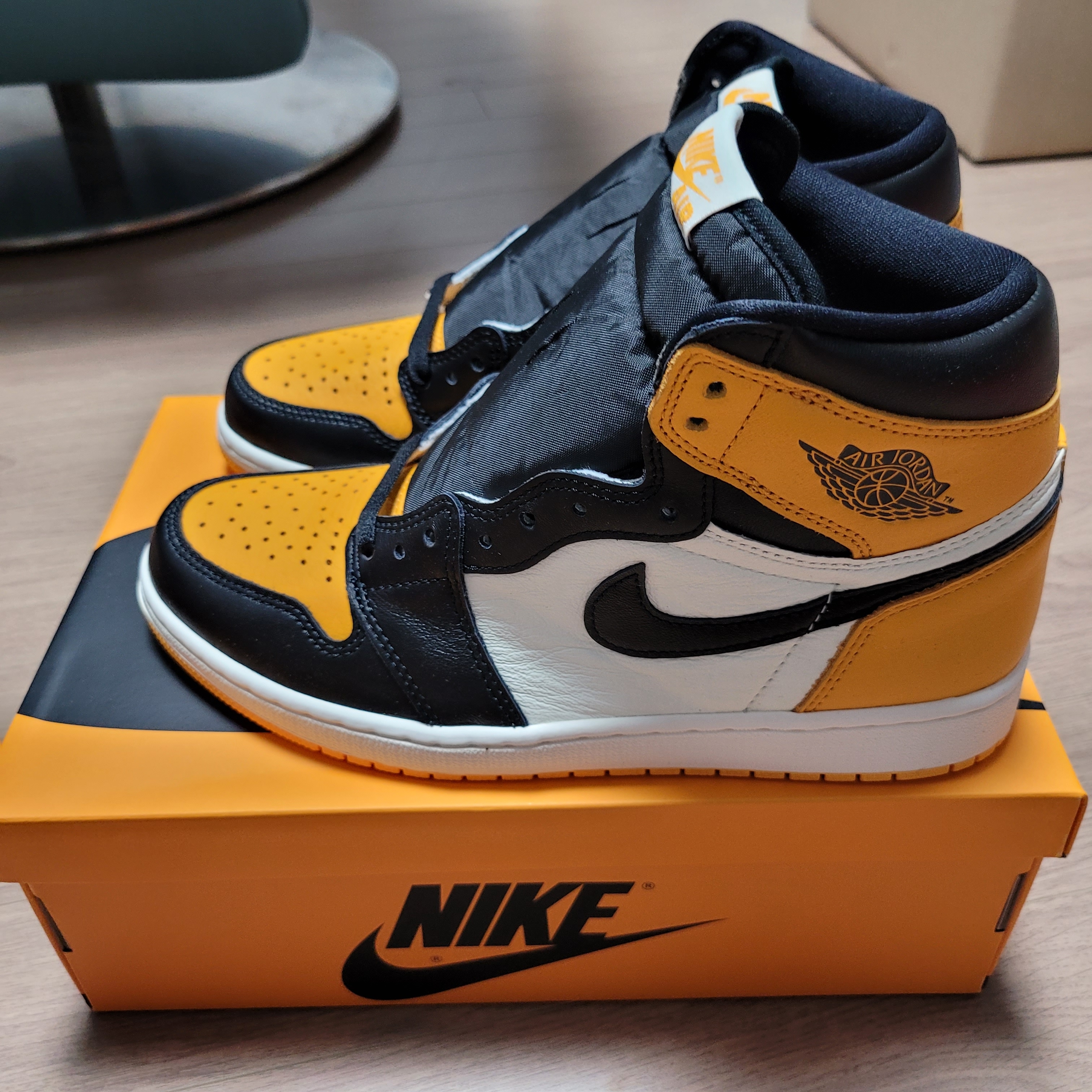 Jordan 1 Retro High OG Taxi 착용 스타일 - 4