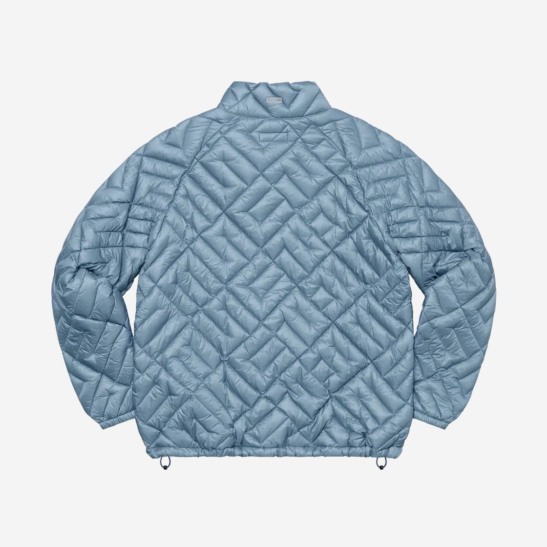 Supreme Spellout Quilted Lightweight Down Jacket Slate - 22SS 상세 이미지 2