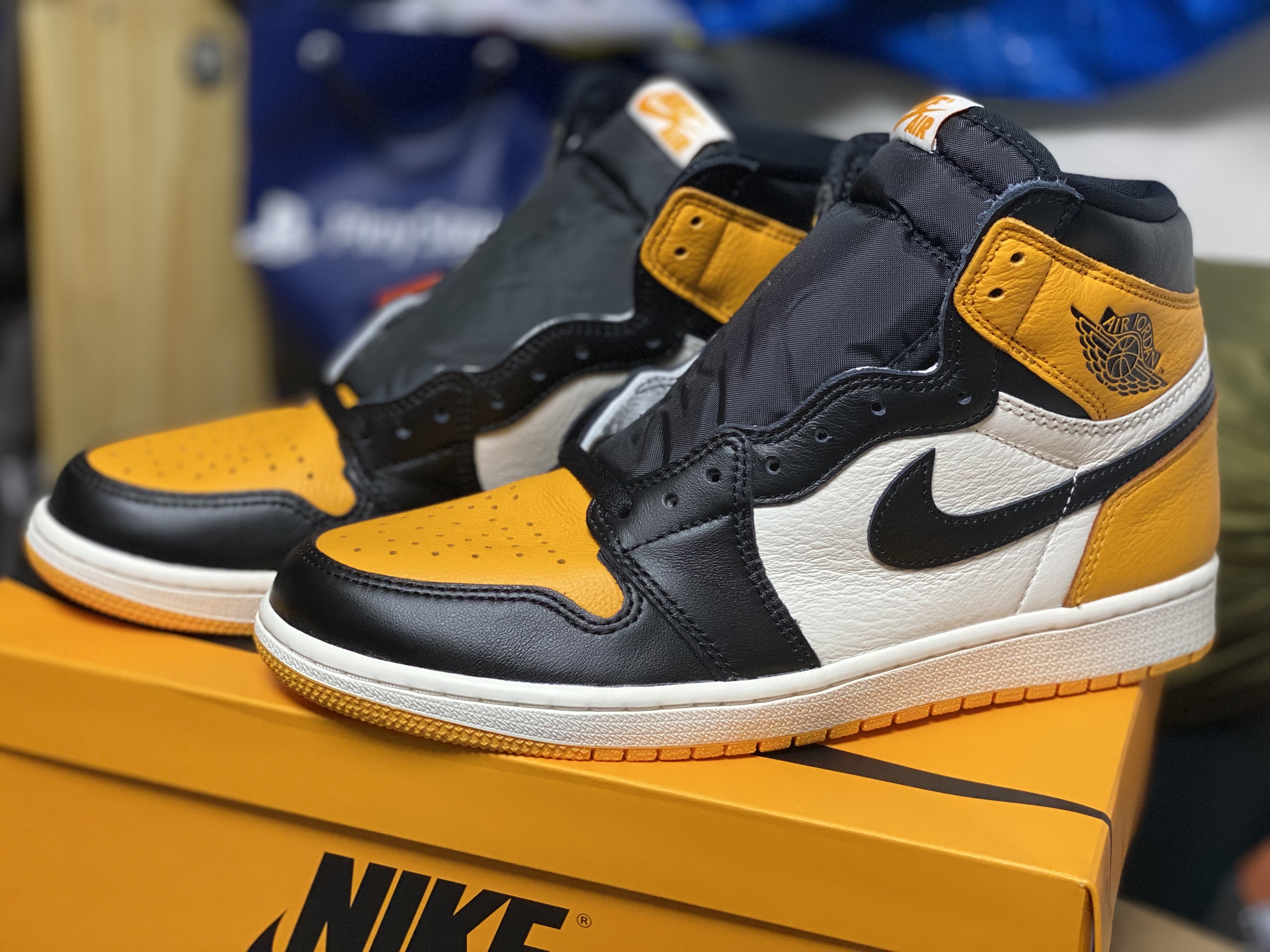 Jordan 1 Retro High OG Taxi 착용 스타일 - 1