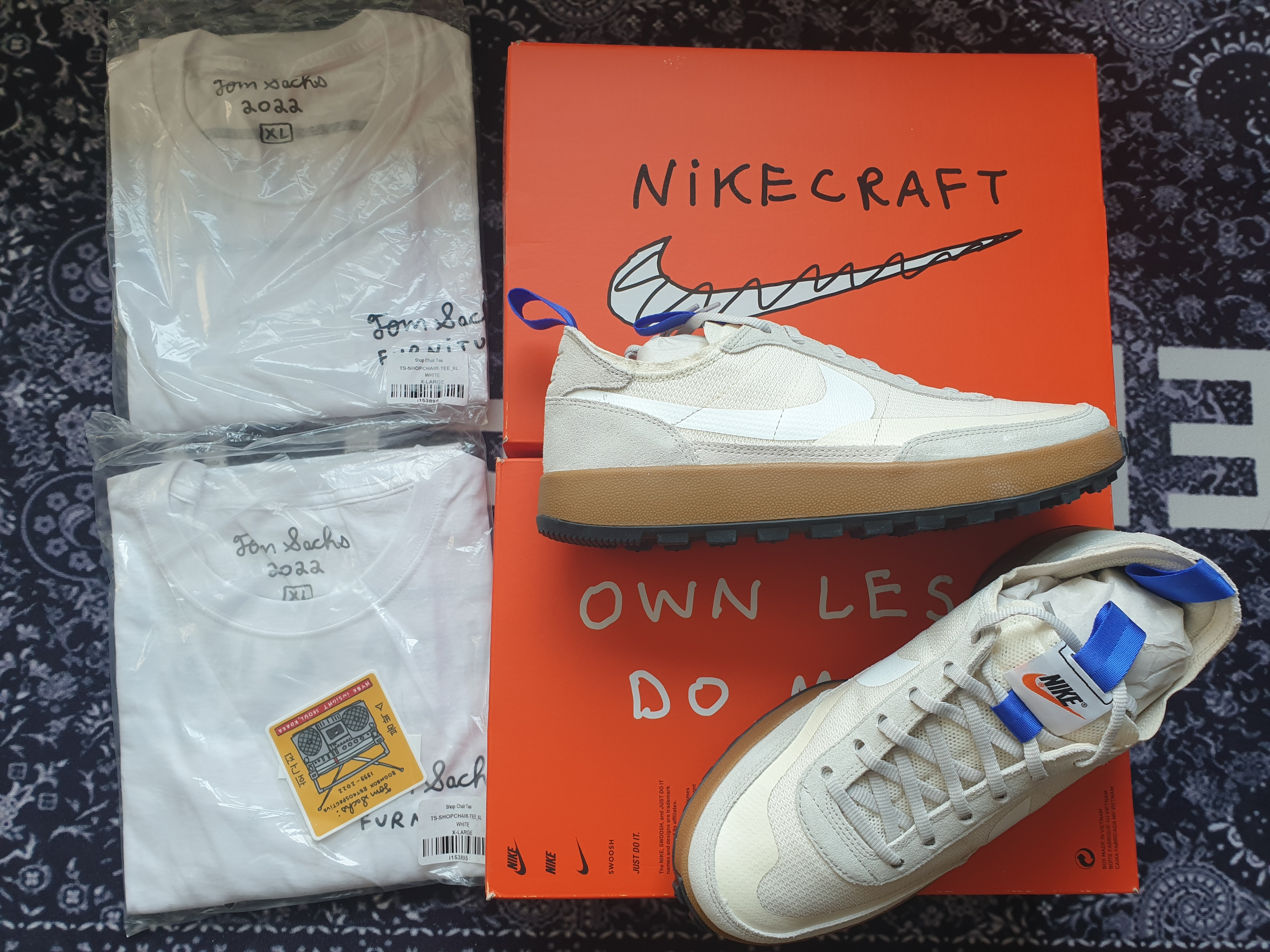 Nike x Tom Sachs General Purpose Shoe Light Cream 착용 스타일 - 1
