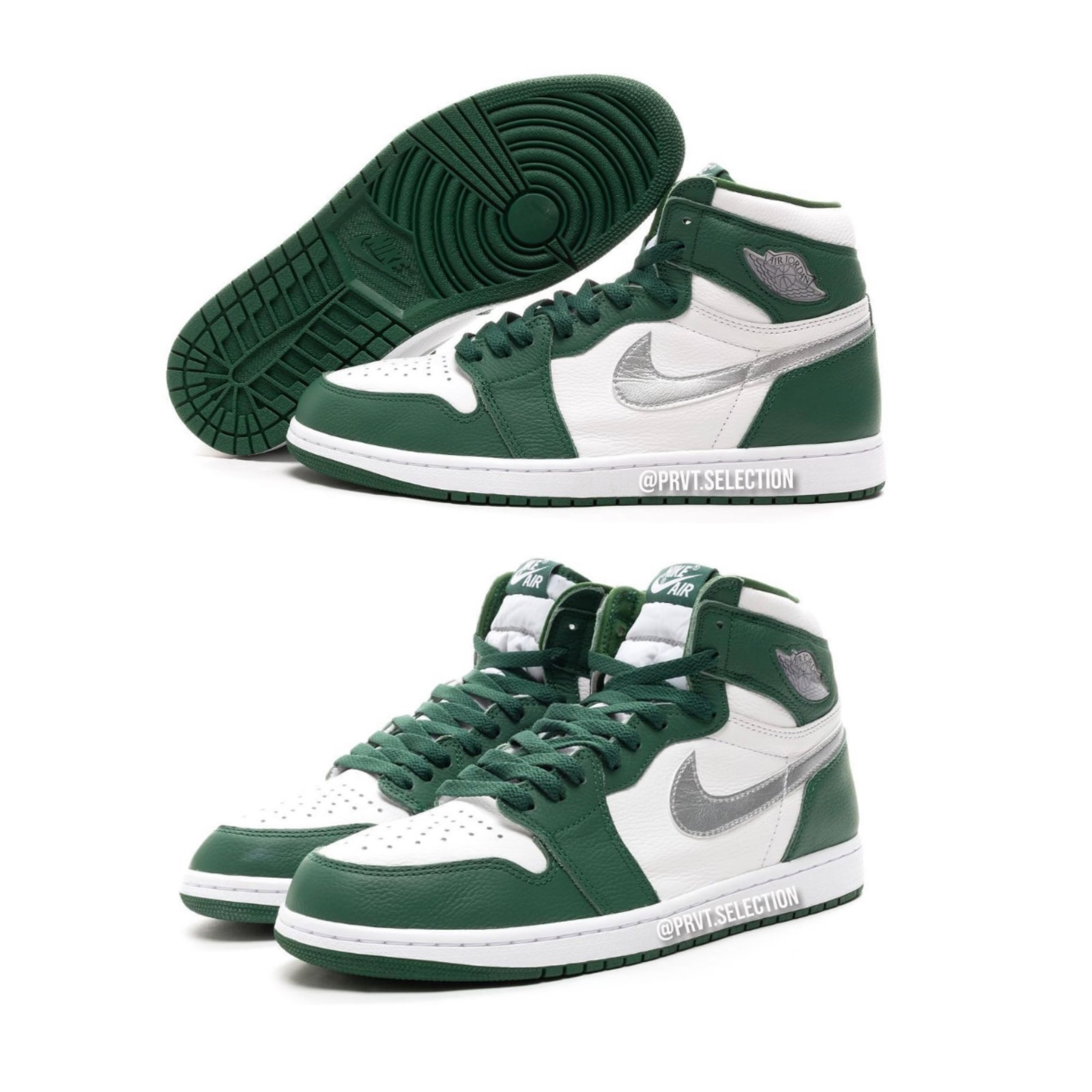 Jordan 1 Retro High OG Gorge Green, (GS) Jordan 1 Retro High OG Gorge Green 착용 스타일 - 2