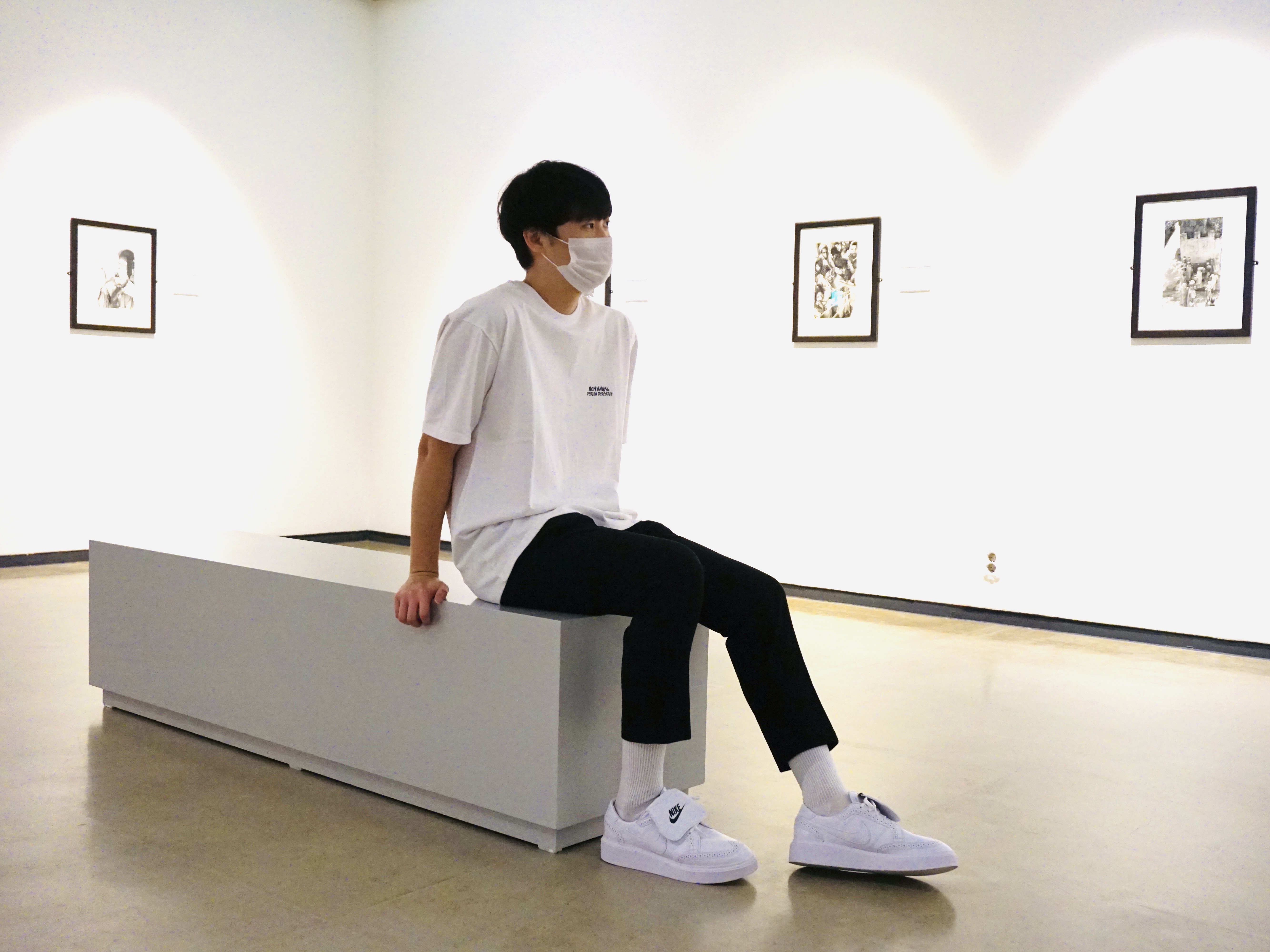 Nike x Peaceminusone Kwondo1 White 착용 스타일 - 1
