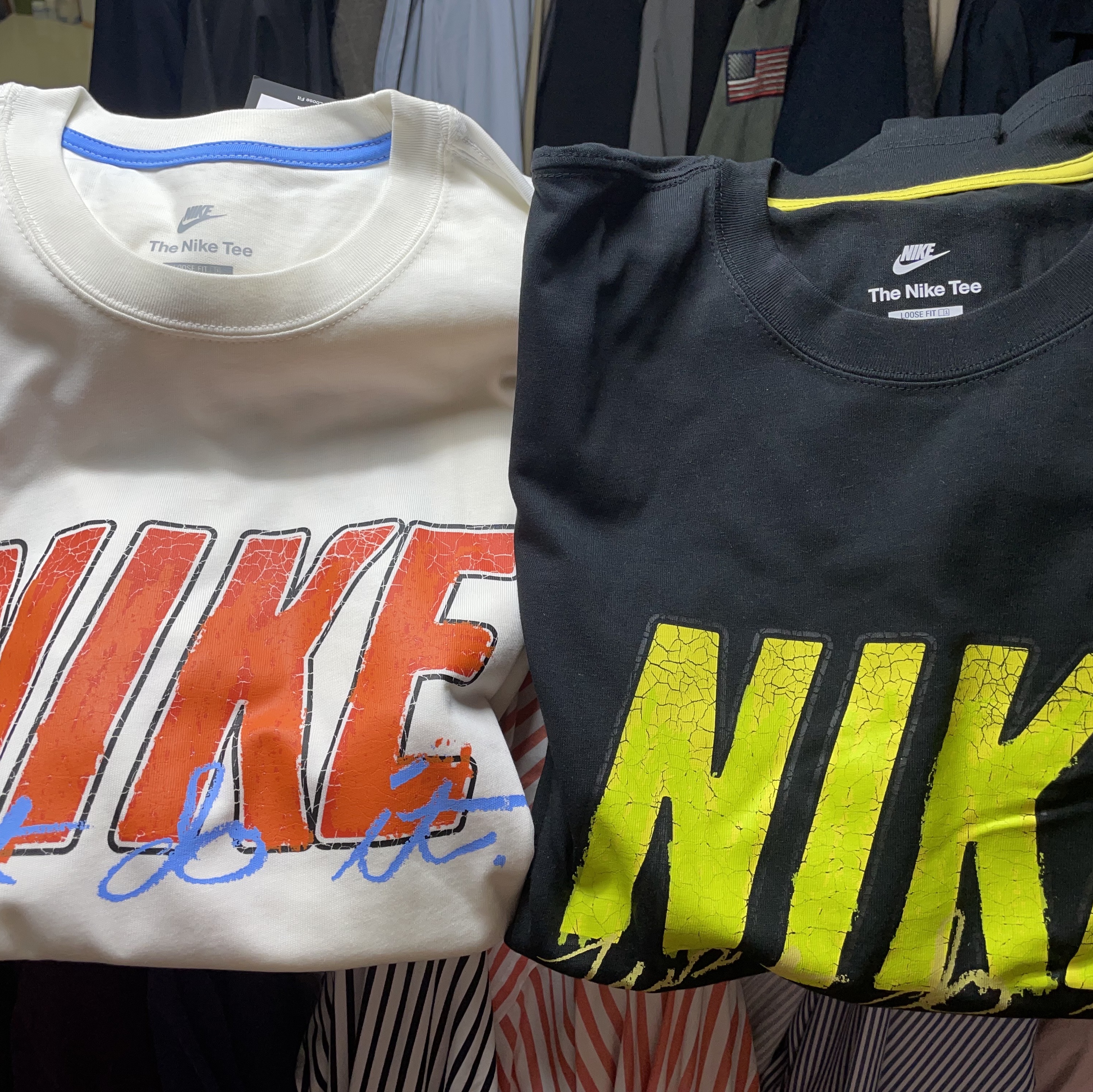 Nike M NRG Dunk '85 T-Shirt Sail - Asia, Nike M NRG Dunk '85 T-Shirt Black - Asia 착용 스타일