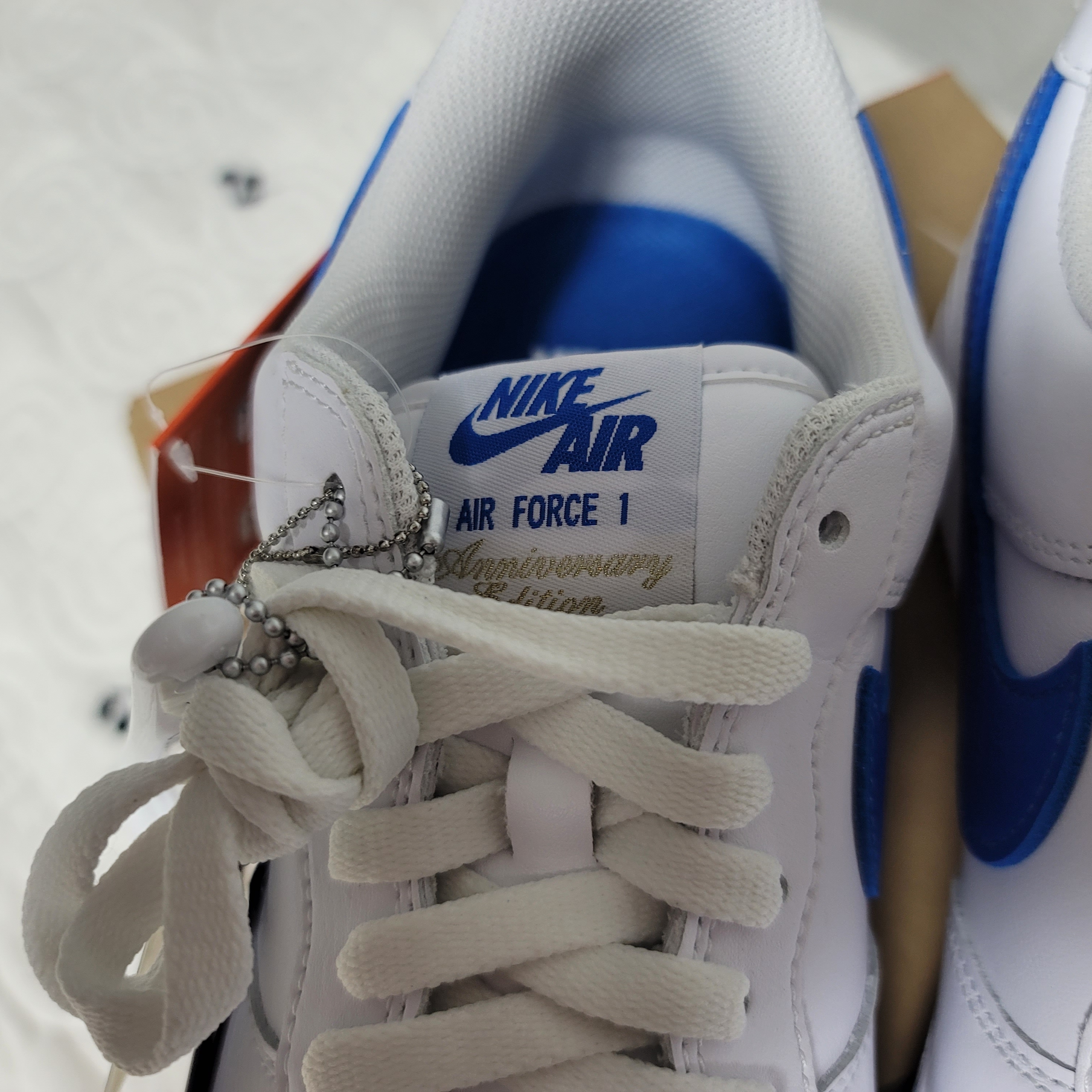Nike Air Force 1 Low Retro Color of the Month Varsity Royal 착용 스타일 - 4