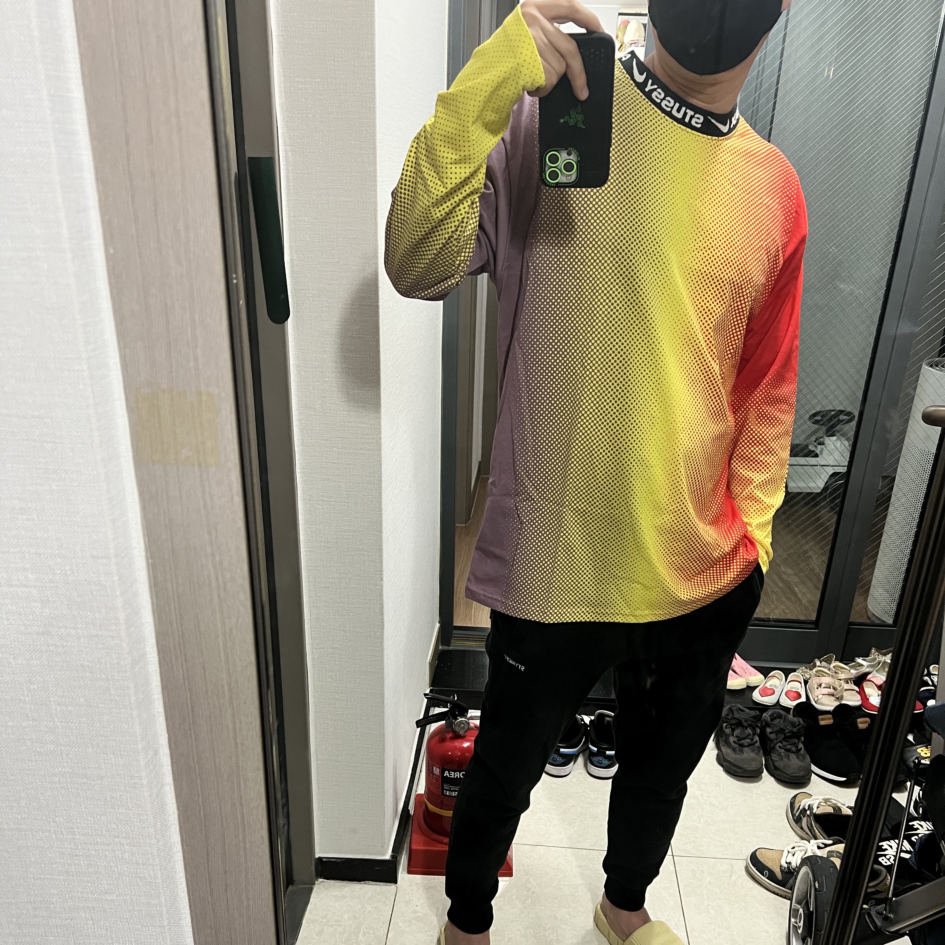 Nike x Stussy NRG FL LS Top Multi Color (DO5308-902) 착용 스타일 - 1
