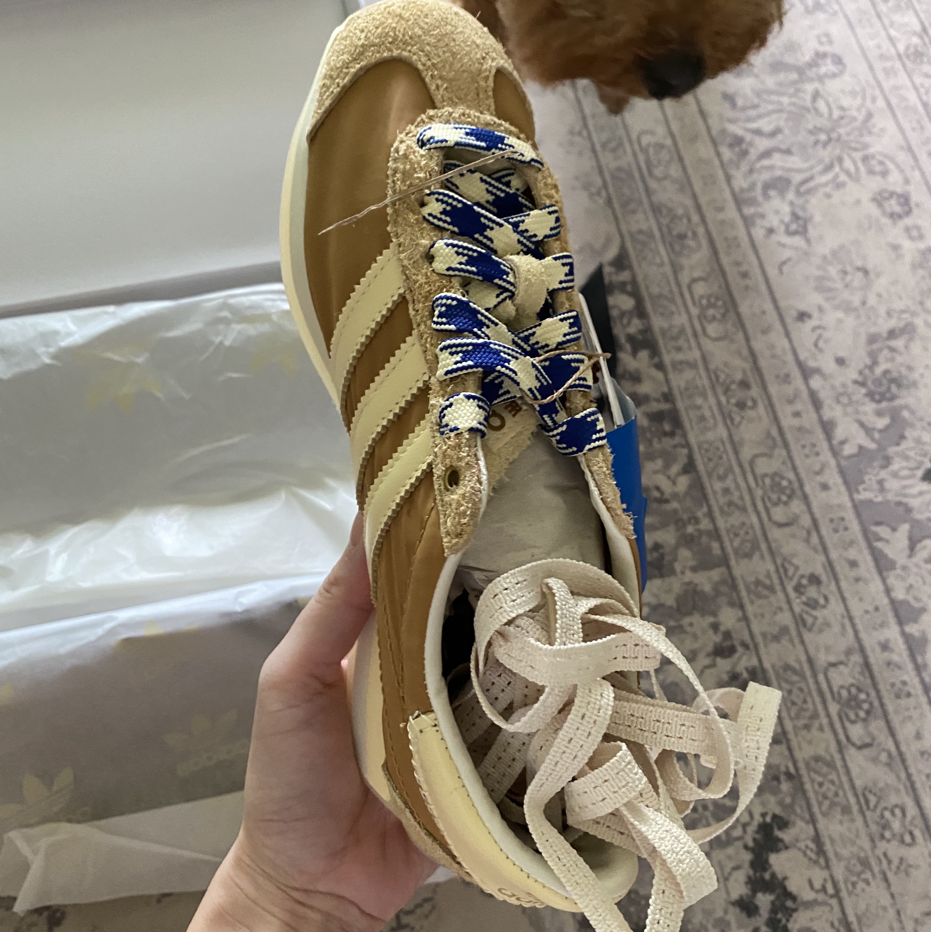 Adidas x Wales Bonner Country Mesa 착용 스타일