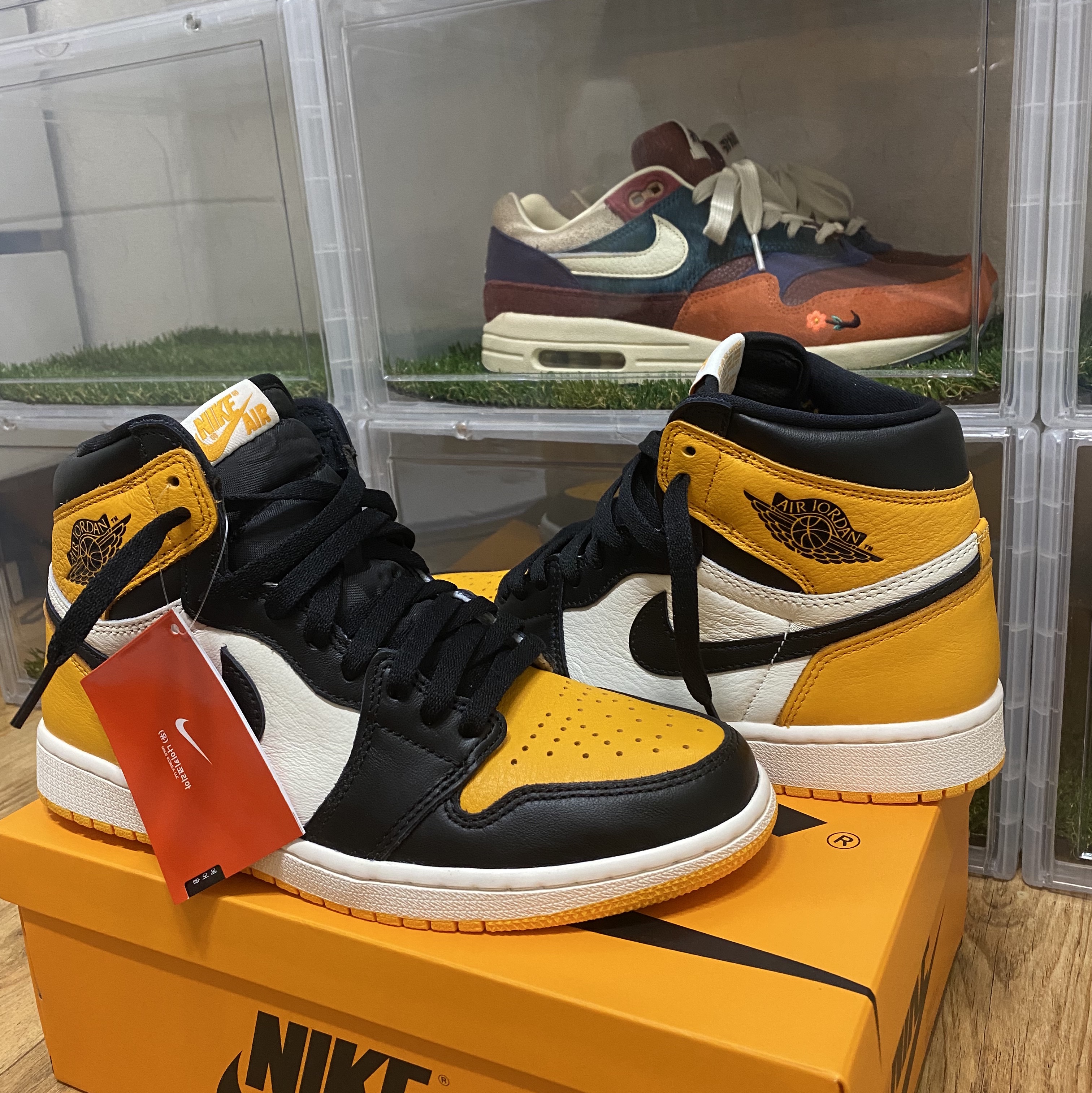 Jordan 1 Retro High OG Taxi 착용 스타일