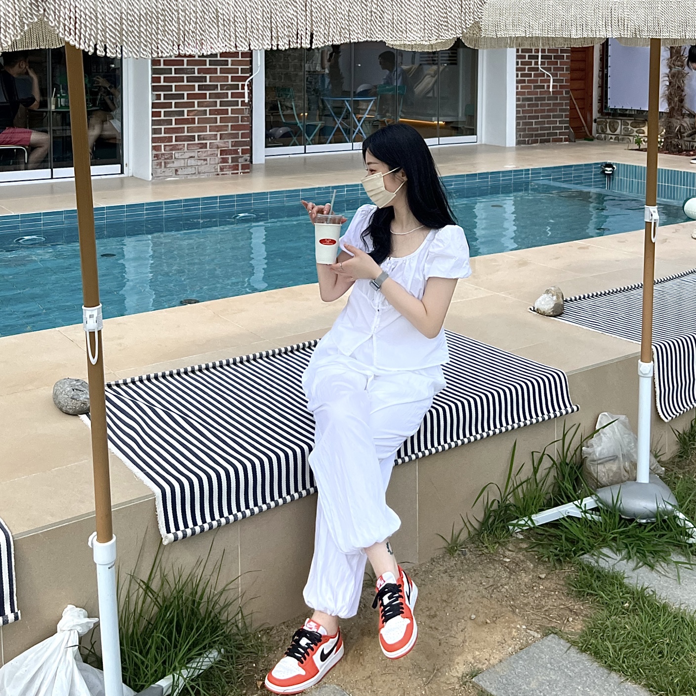 (W) Jordan 1 Low OG Starfish 착용 스타일