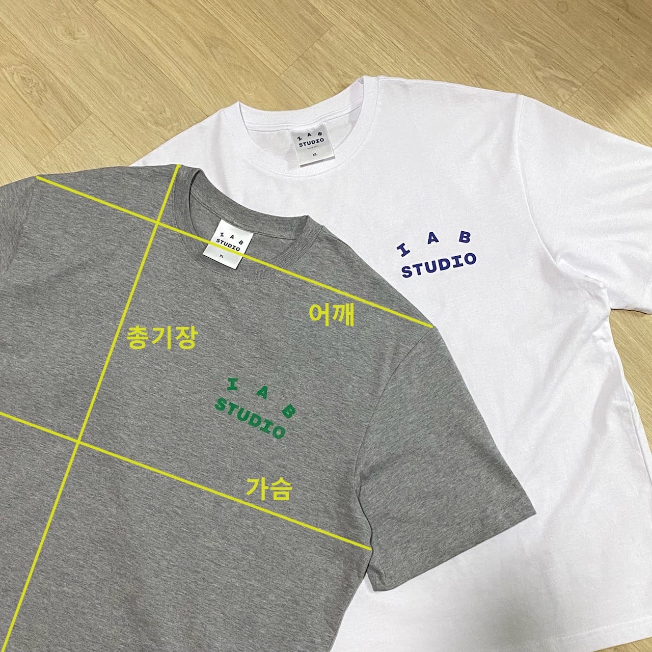 IAB Studio T-Shirt Gray Green - 22FW, Nike Dunk Low Retro Black 착용 스타일 - 3