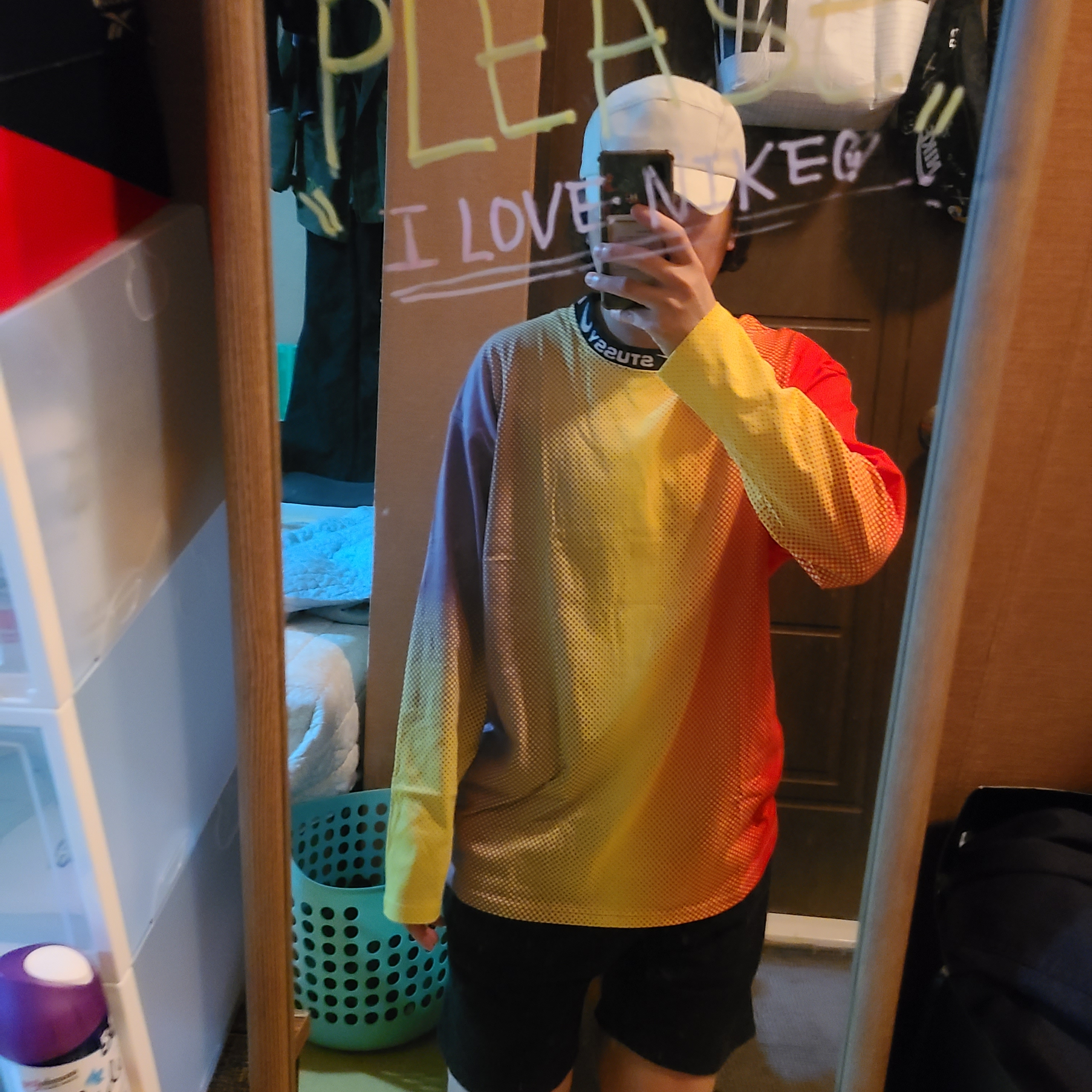 Nike x Stussy NRG FL LS Top Multi Color (DO5308-902) 착용 스타일 - 2